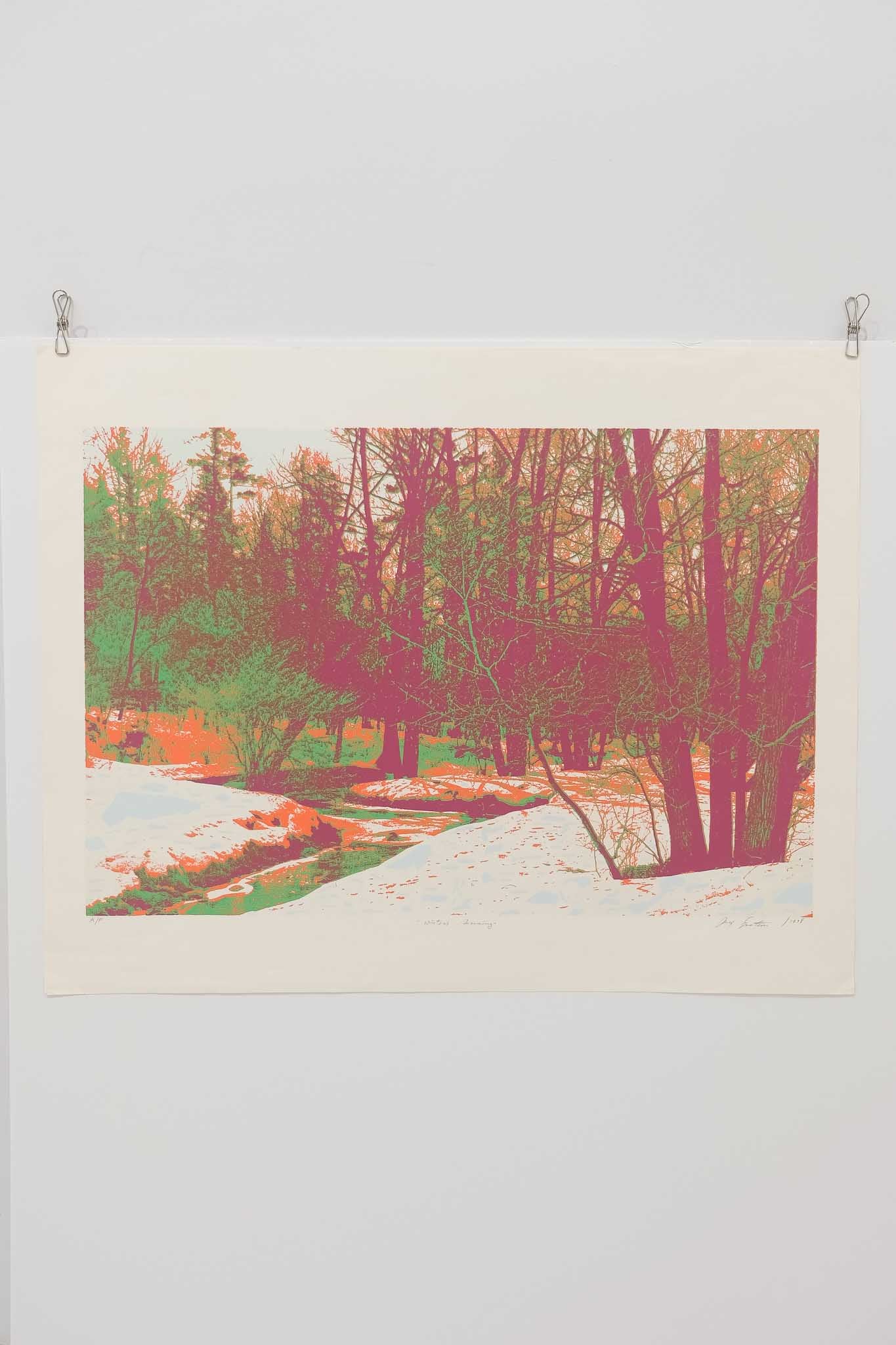 Max Epstein "Winter's Morning" Lithograph Print
