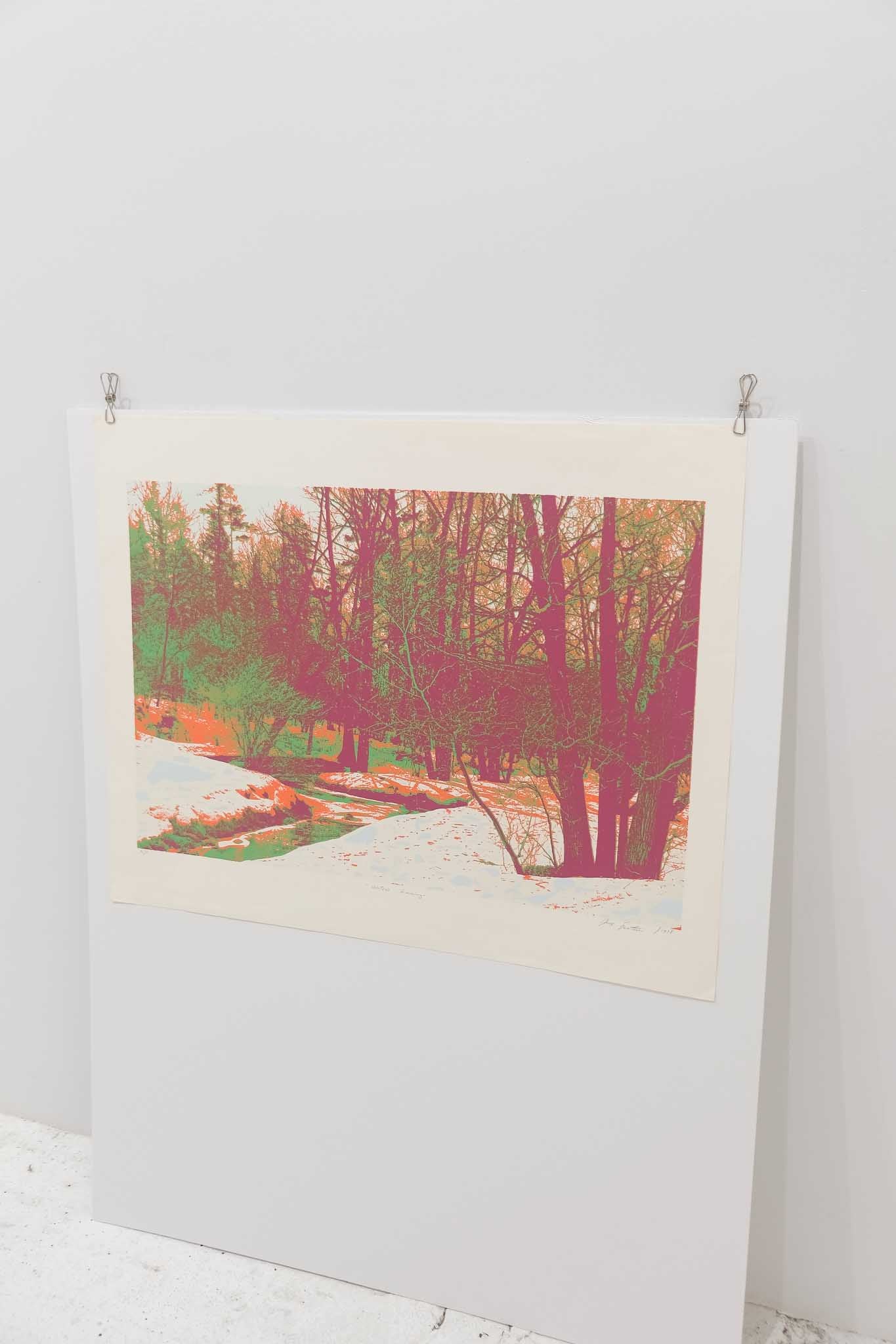 Max Epstein "Winter's Morning" Lithograph Print