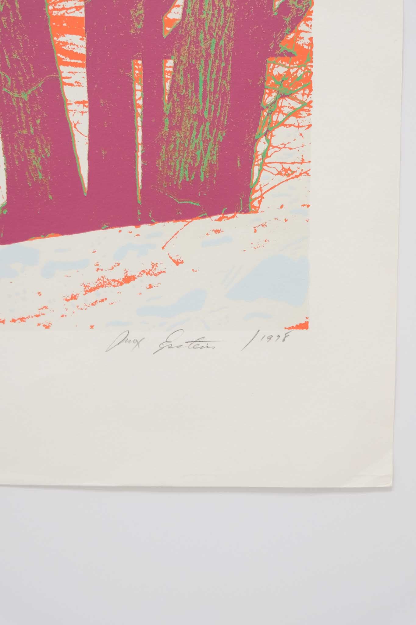 Max Epstein "Winter's Morning" Lithograph Print