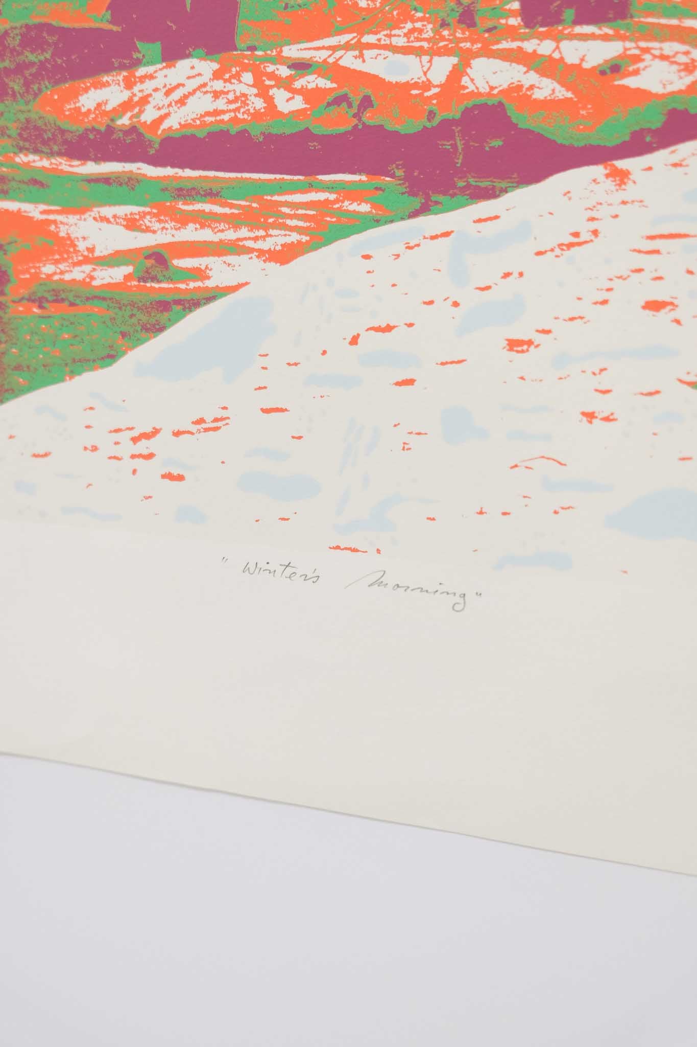 Max Epstein "Winter's Morning" Lithograph Print