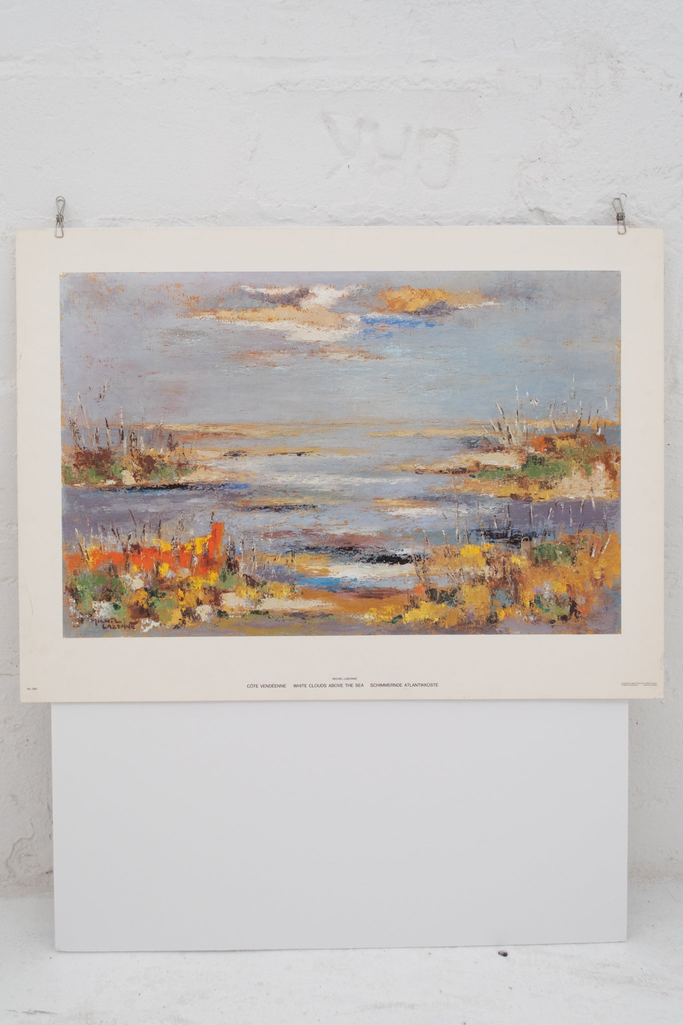 Michel Labonne "White Clouds Above the Sea" Print