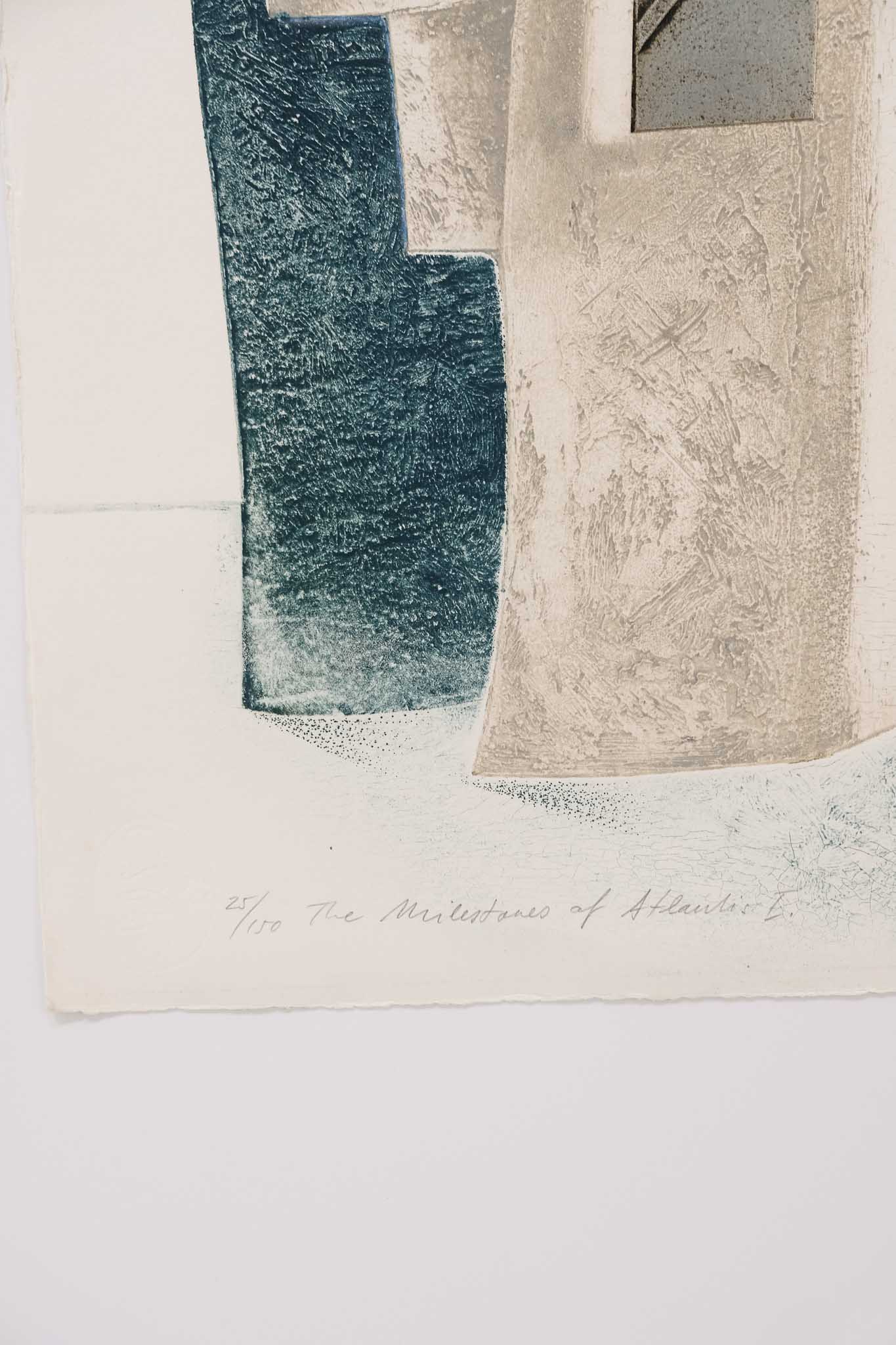 Milestones of Atlantis Lithograph Print