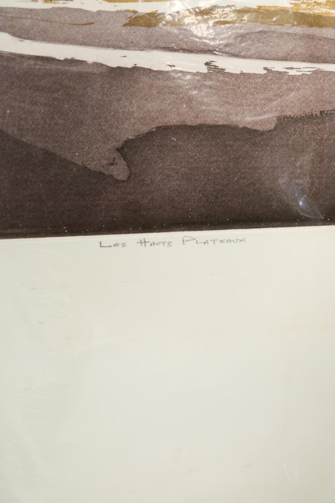 Nicole Tercinet Levin "Les Hauts Plateaux" Etched Signed Print