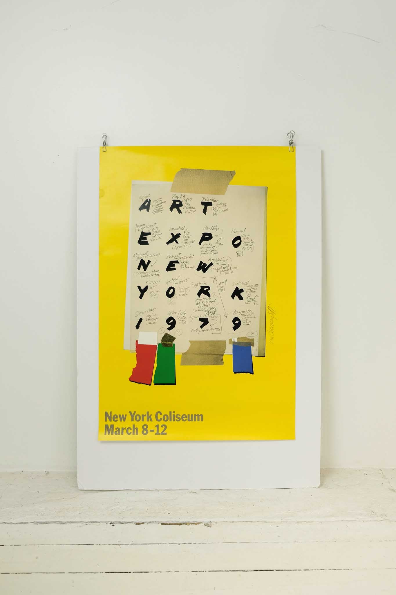 Original New York NYC Art Expo 1979 by Ivan Chermayeff