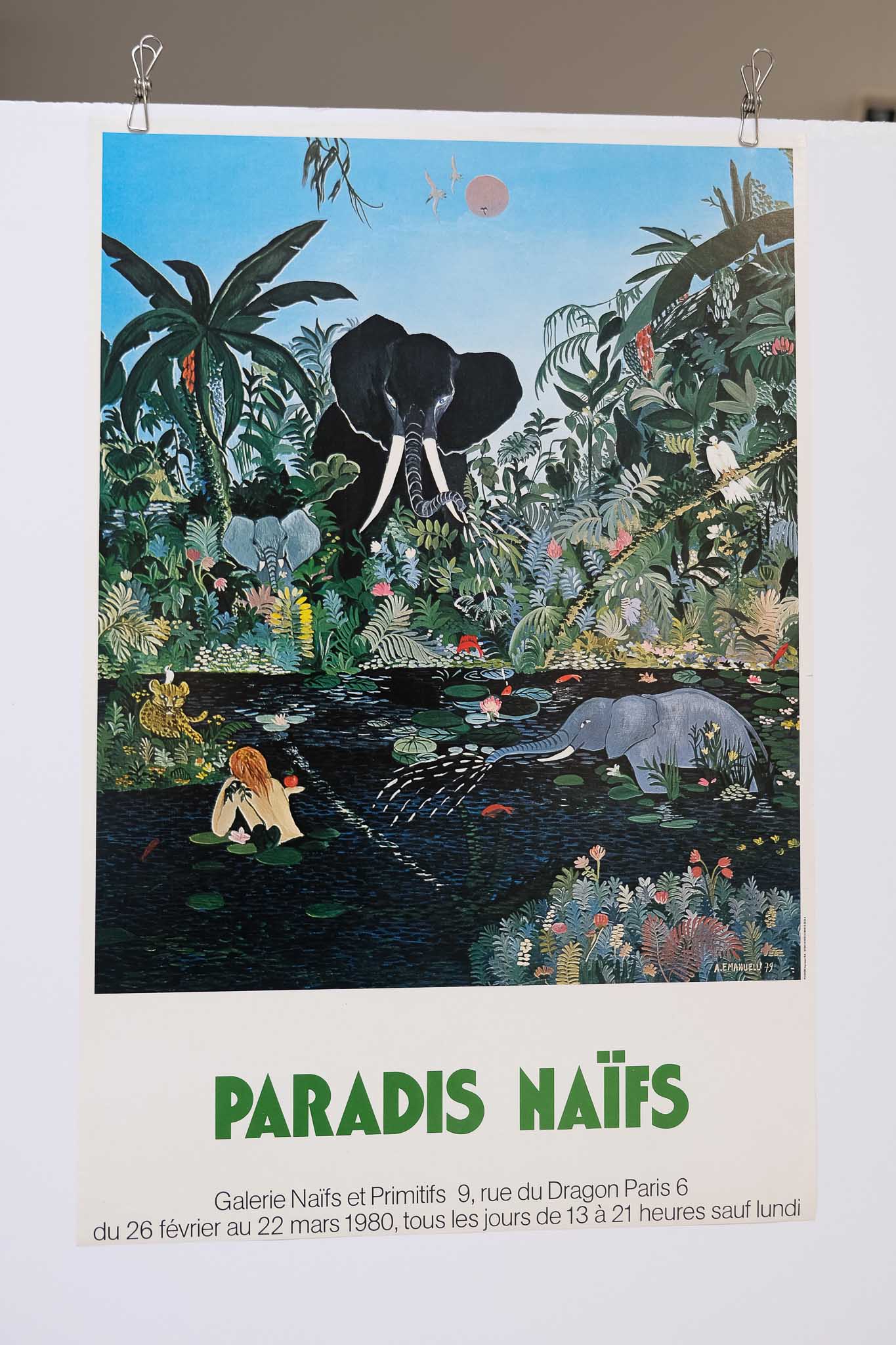 Paradis Naifs 1980 Print