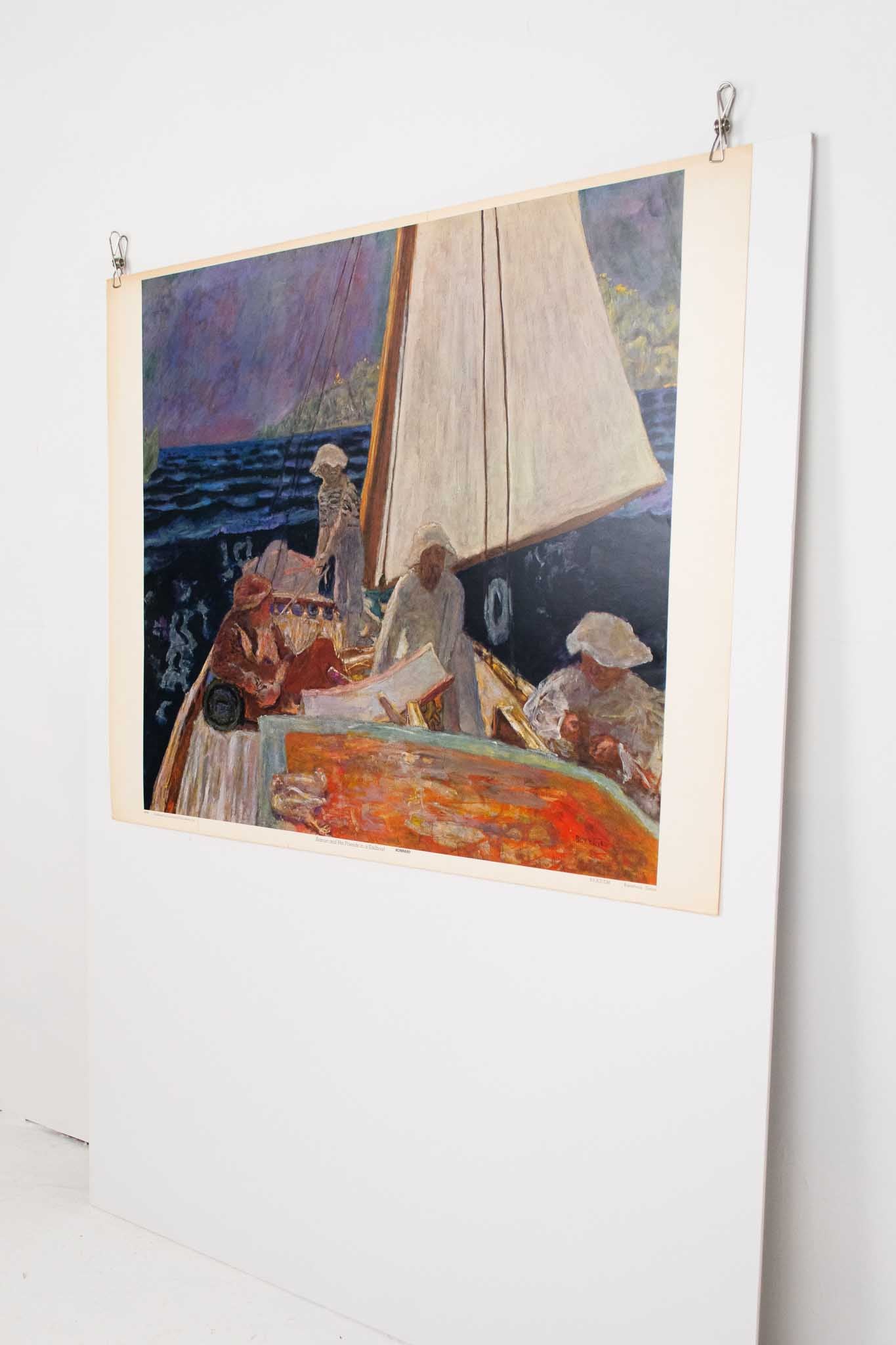 Pierre Bonnard "Signac and His Friends in a Sailboat" Print