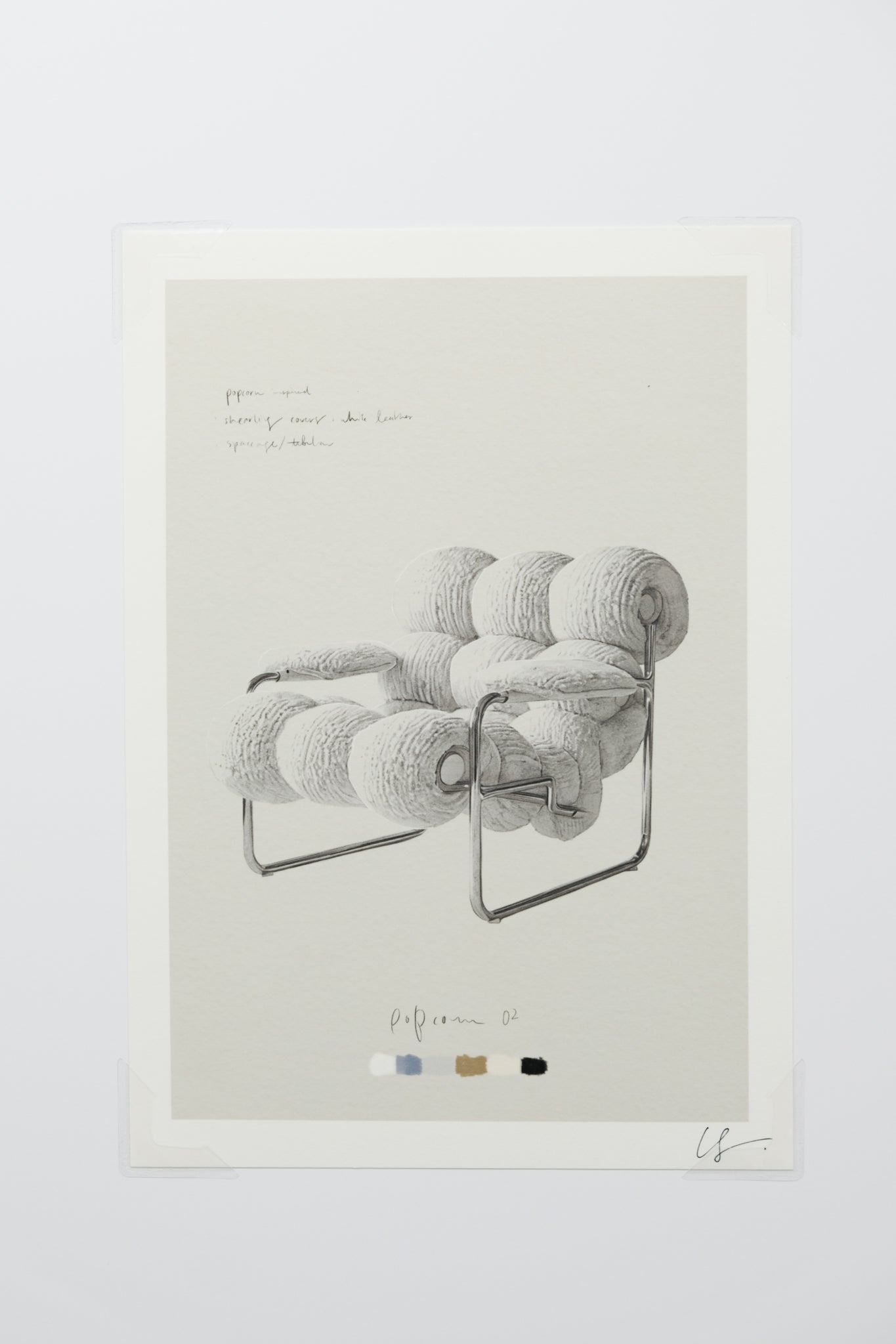 Kei Meguro - Uncollected Chairs: An Imaginary Vintage Wishlist Process Drawings