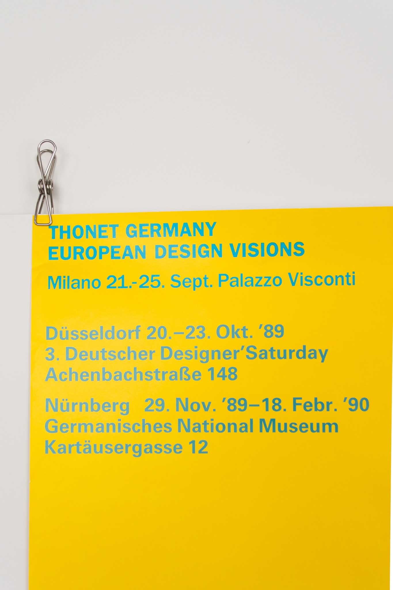 Thonet Germany "European Design Visions" Print