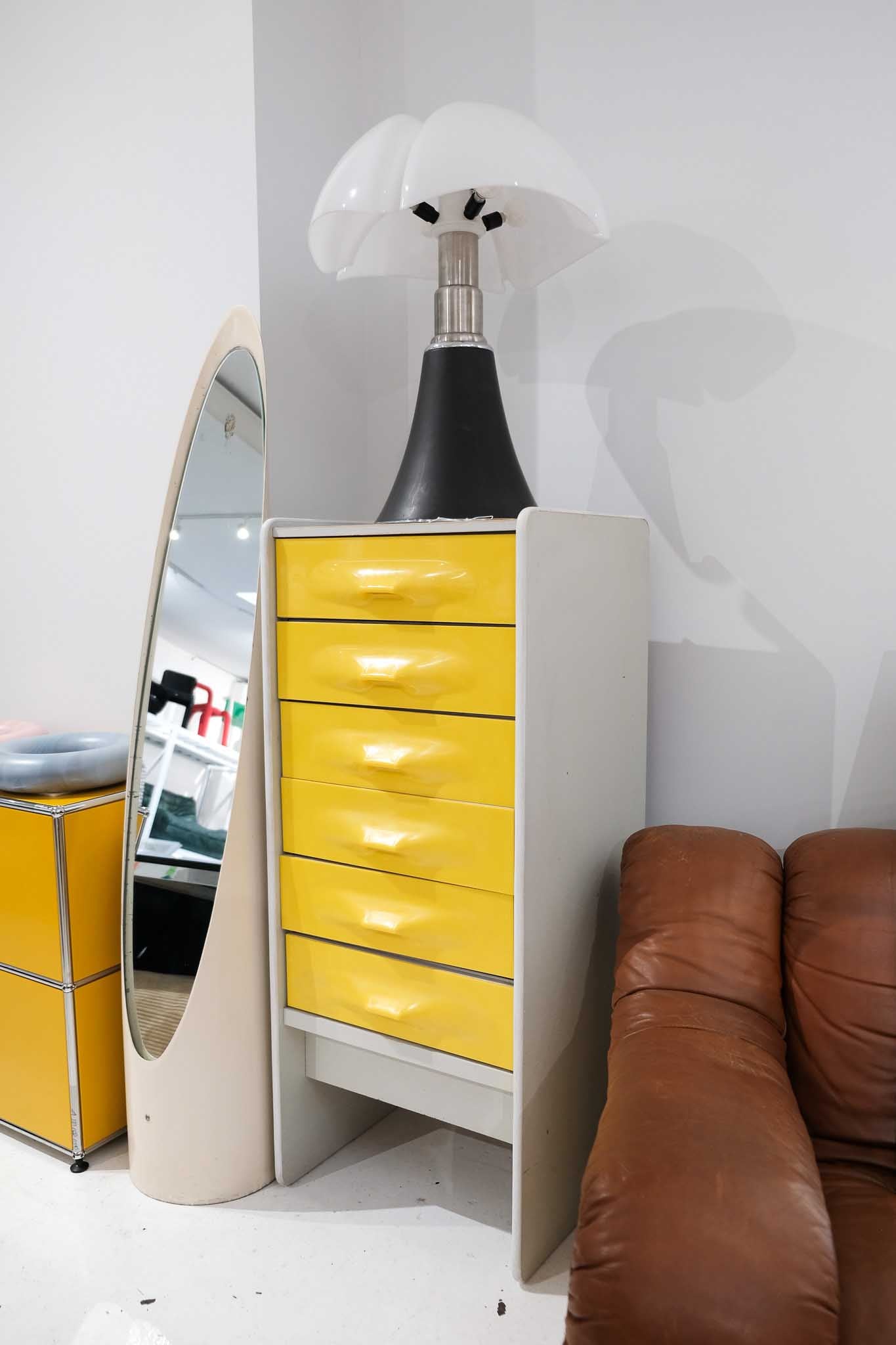 Treco By Giovanni Maur Space Age Tall Boy Dresser