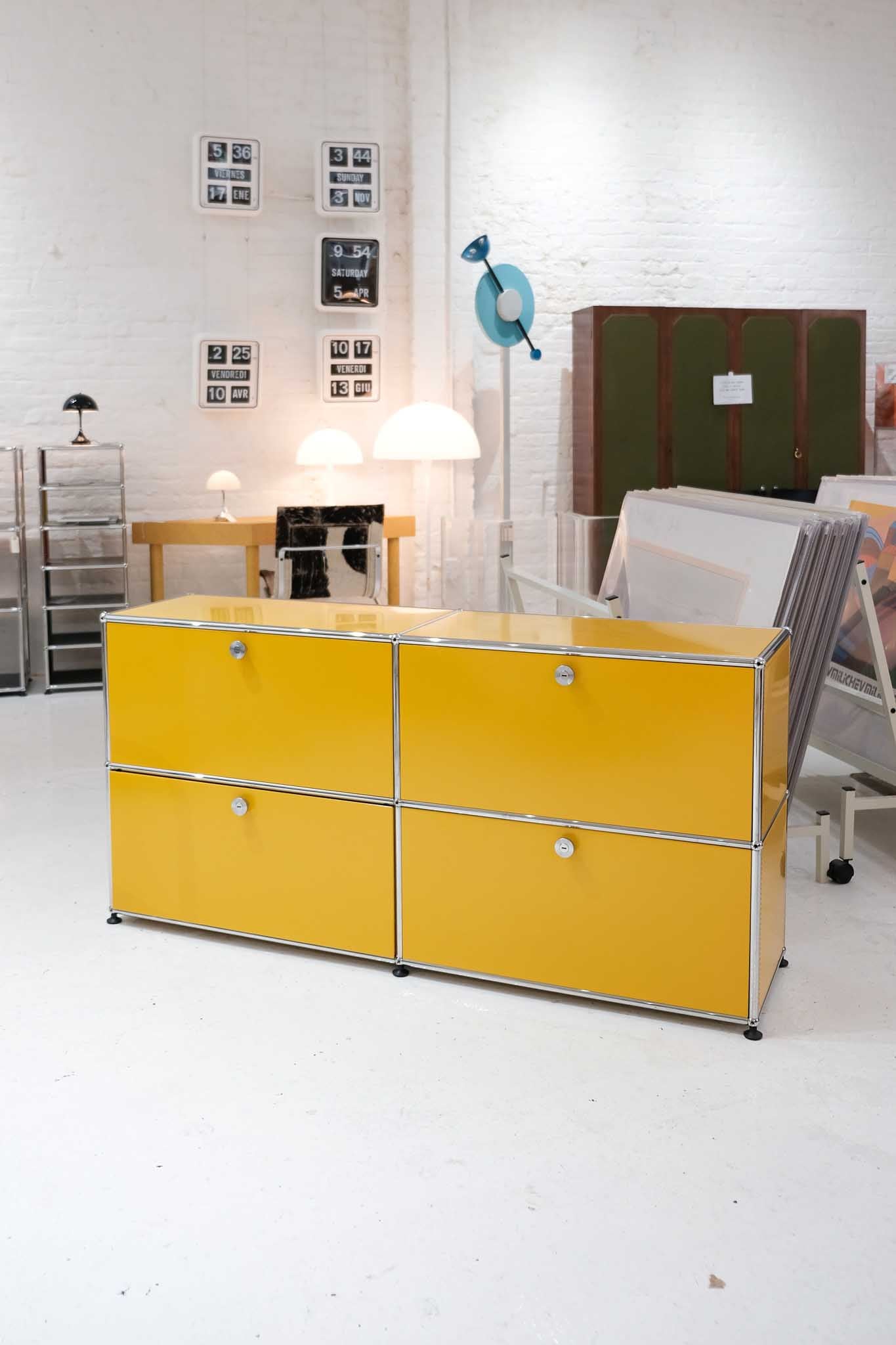 USM Haller Yellow Credenza - Pre-owned