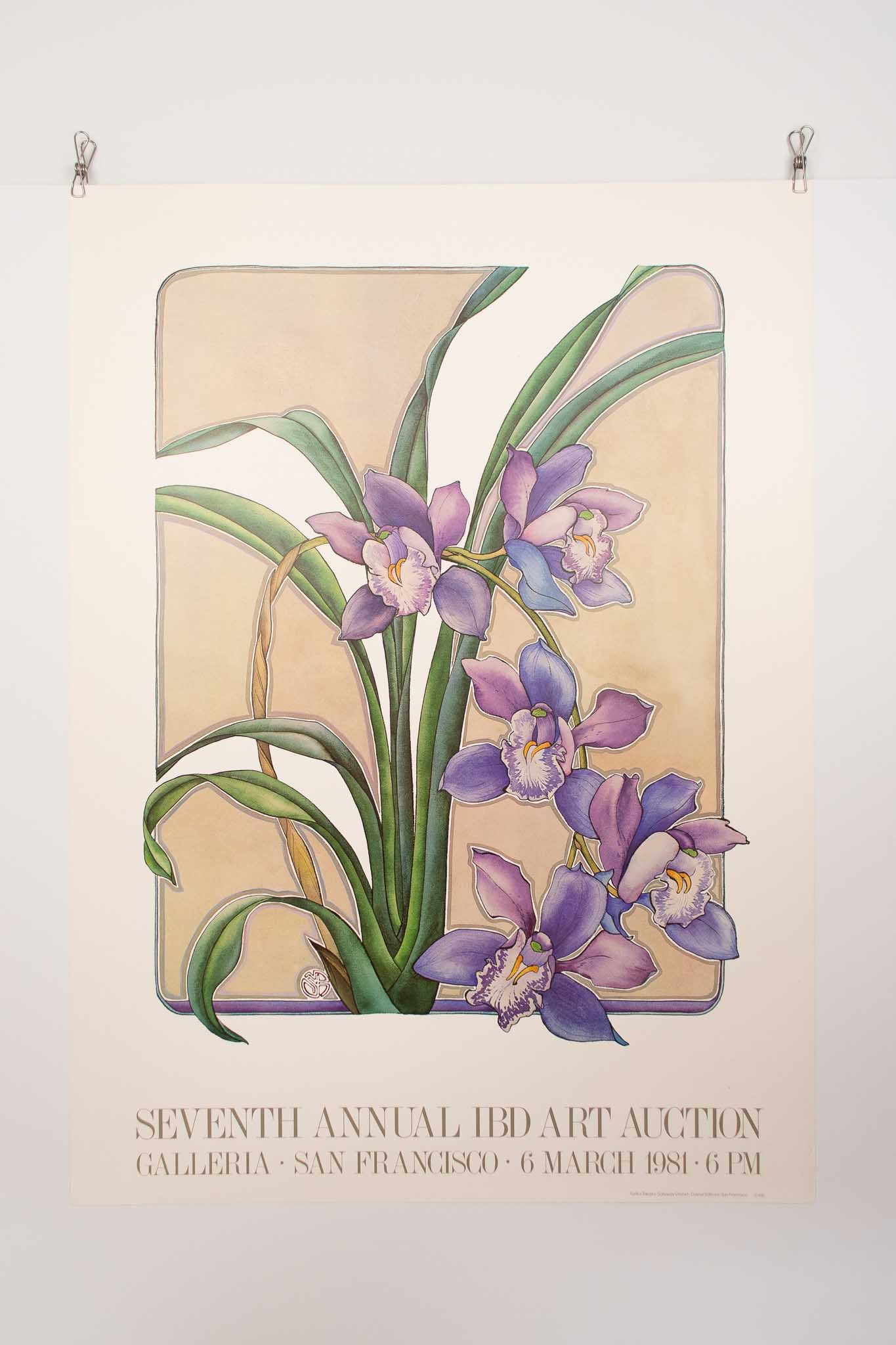 Yuriko Takata "Safeway Orchid" IBD Art Auction Print