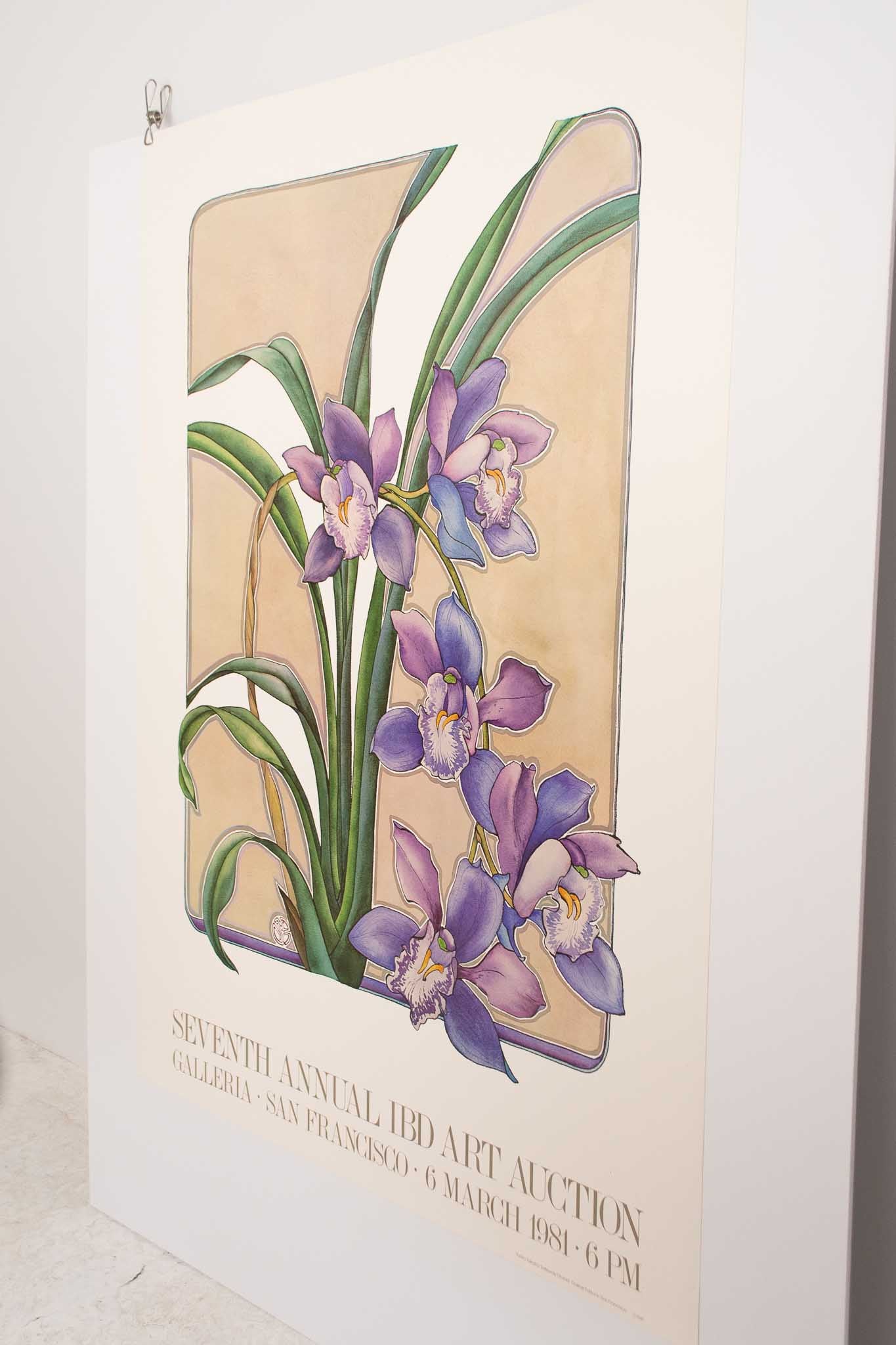 Yuriko Takata "Safeway Orchid" IBD Art Auction Print