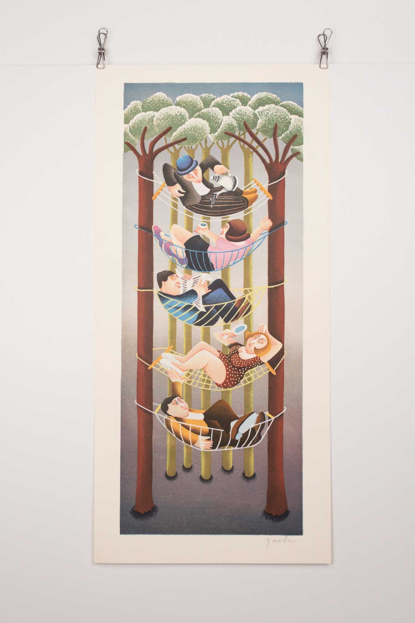 専用Michel loeb【ラ・チュイリエル】 lithograph 限定90 Yuval Mahler 