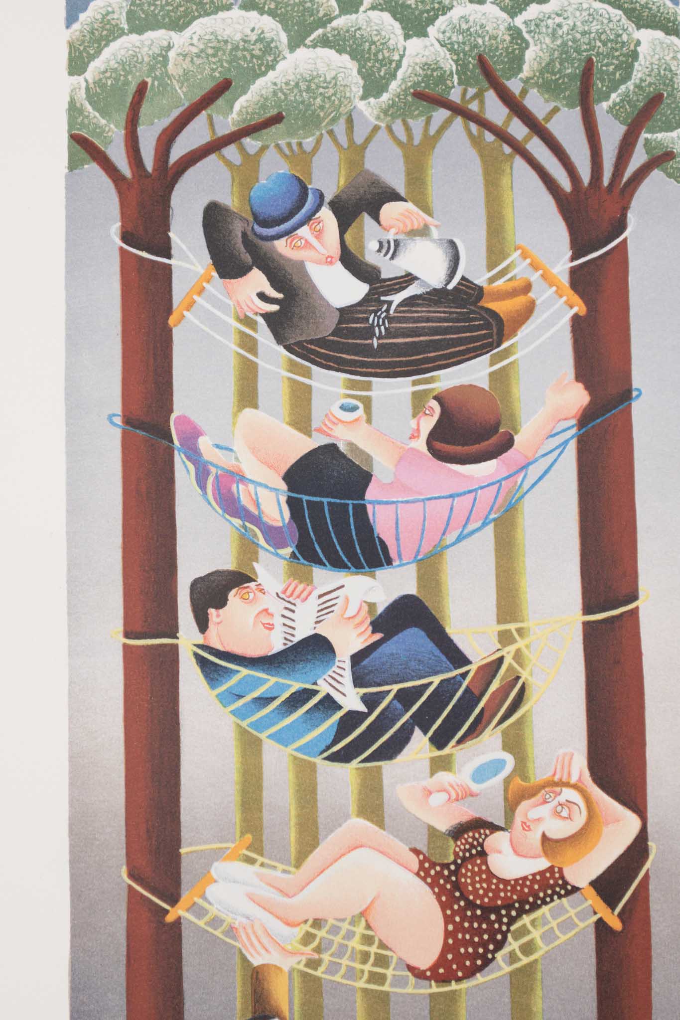 専用Michel loeb【ラ・チュイリエル】 lithograph 限定90 Yuval Mahler 