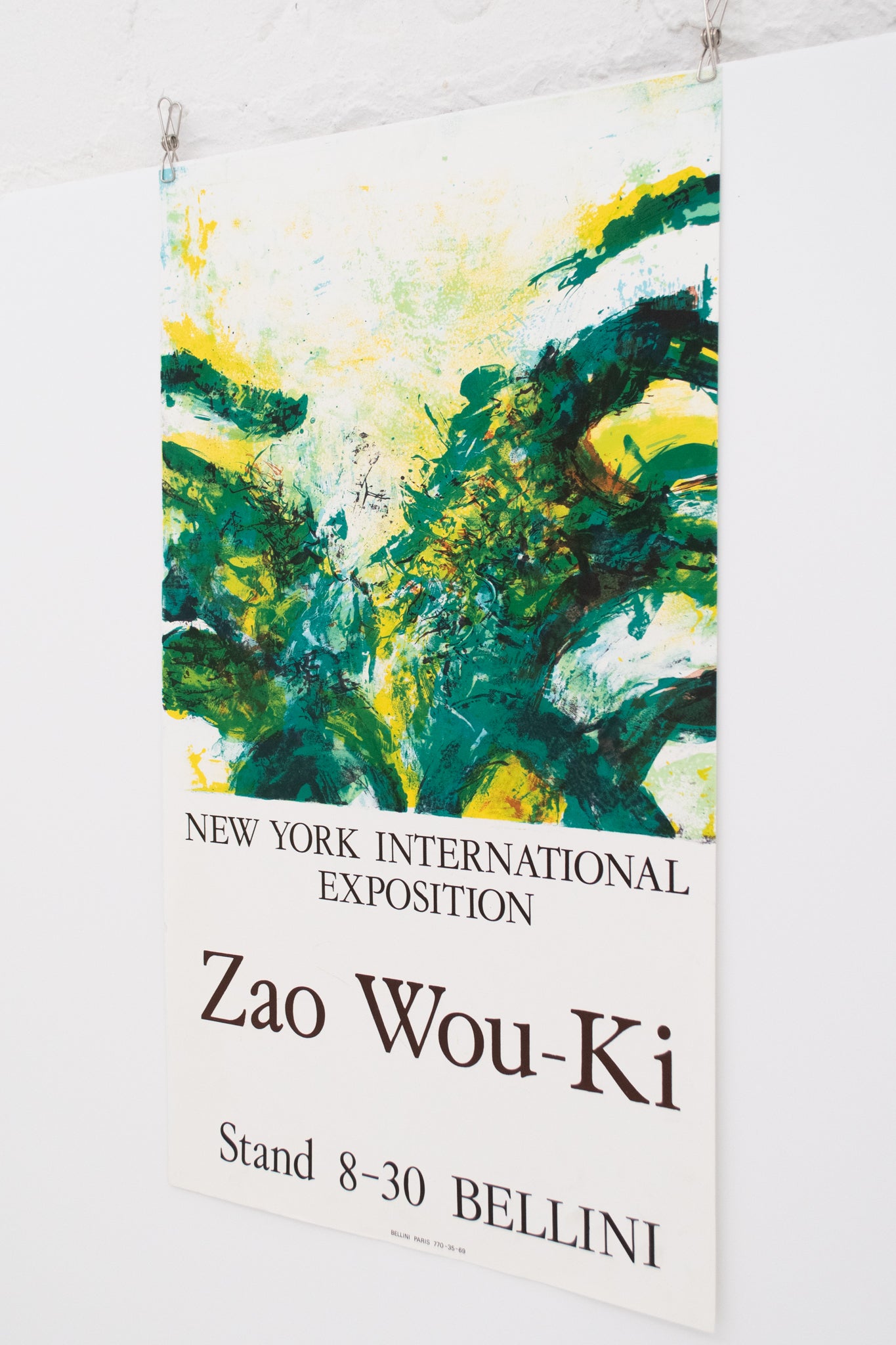 Zao Wou-Ki "New York International Exposition" Lithograph Print