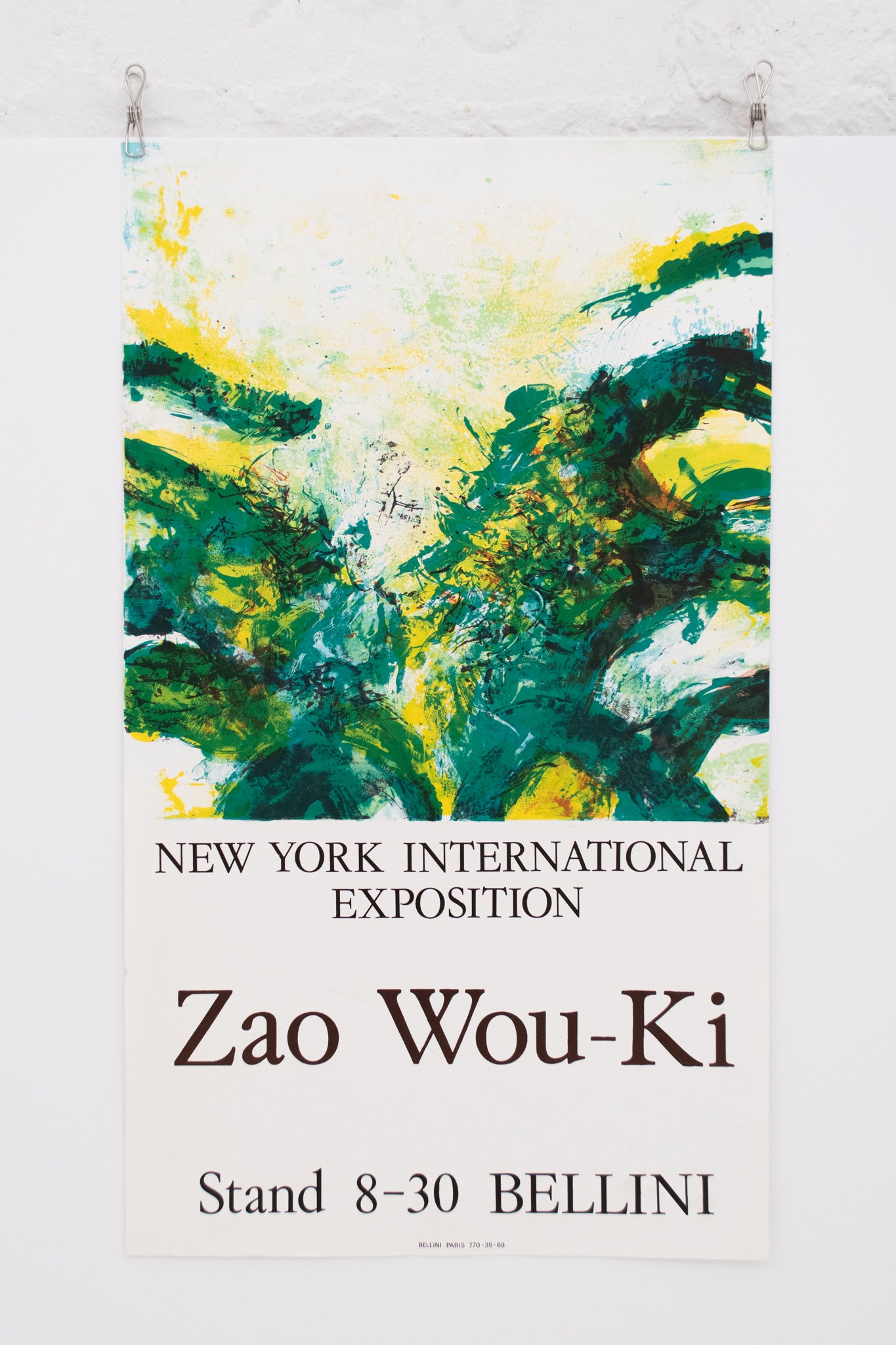 Zao Wou-Ki "New York International Exposition" Lithograph Print