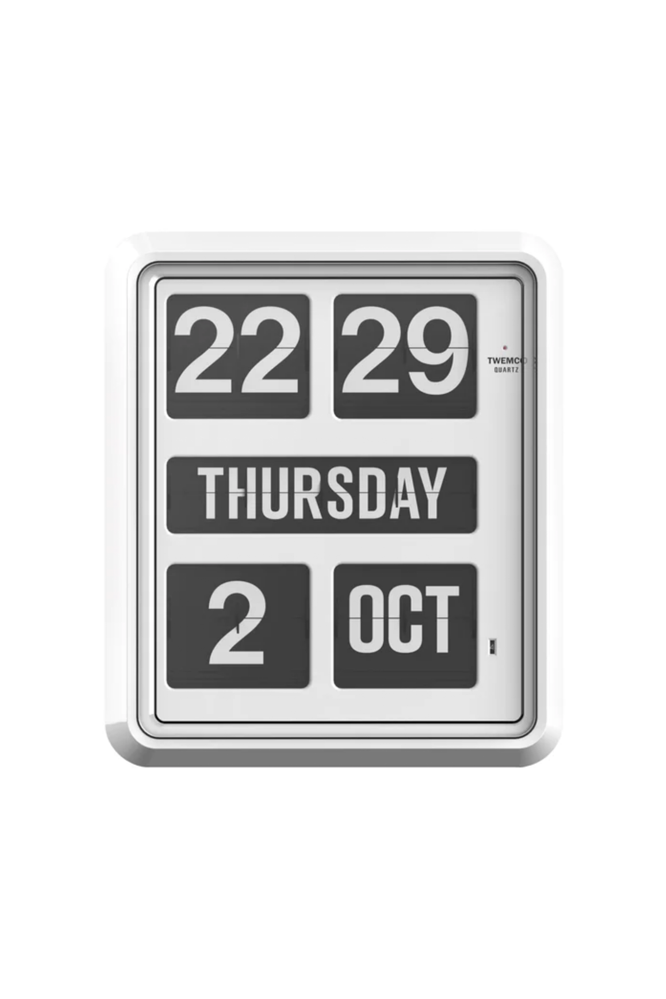 TWEMCO Calendar Wall Flip Clock BQ170 renewfinds