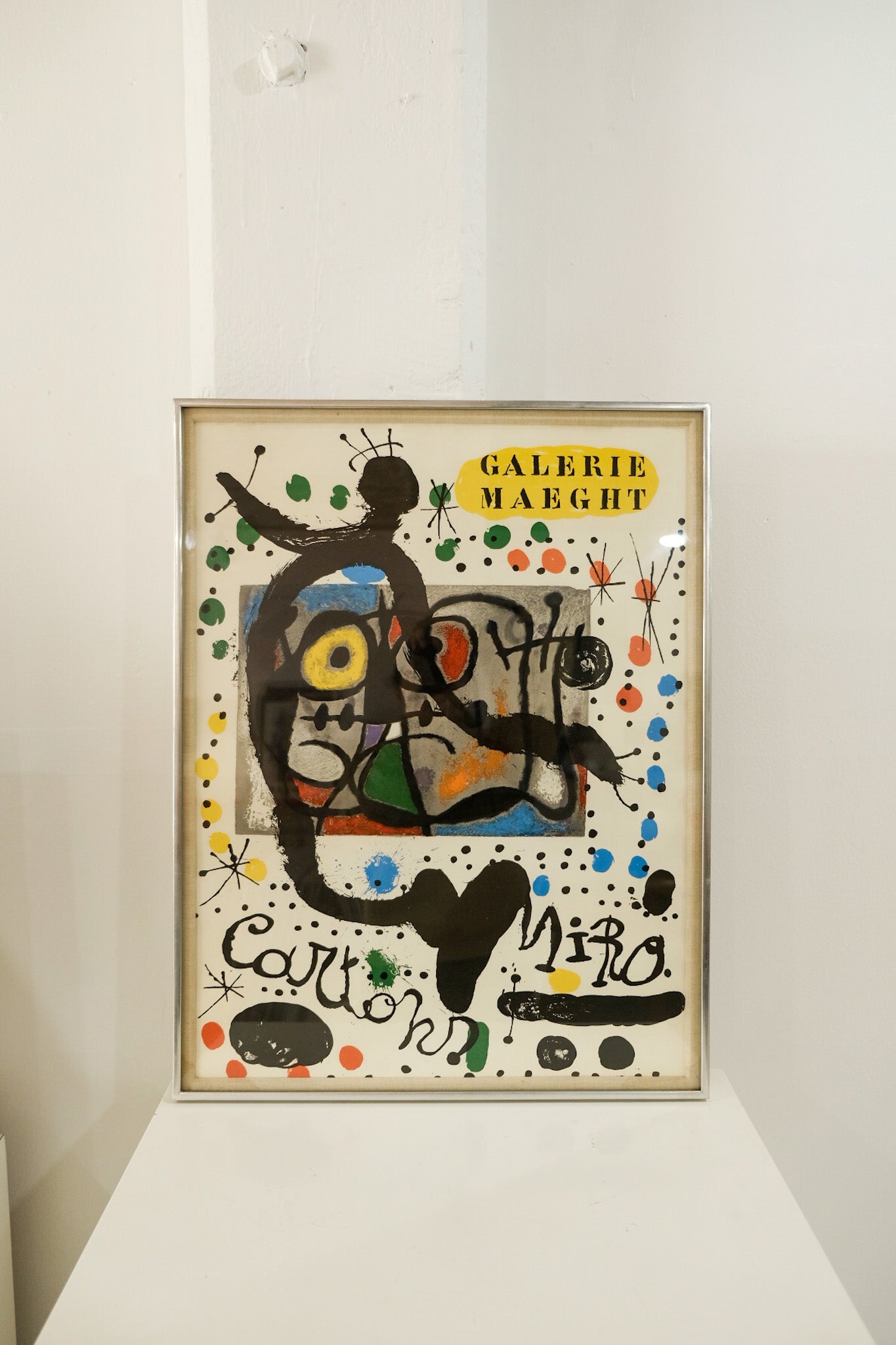 Joan Miro Galerie Maeght Lithographic Exhibition Framed Print