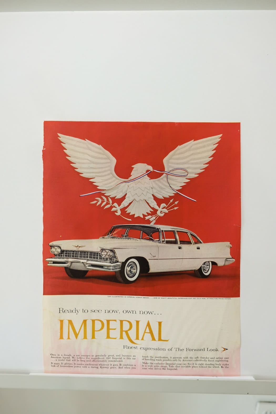 1957 Imperial 4-Door Sedan Print Ad