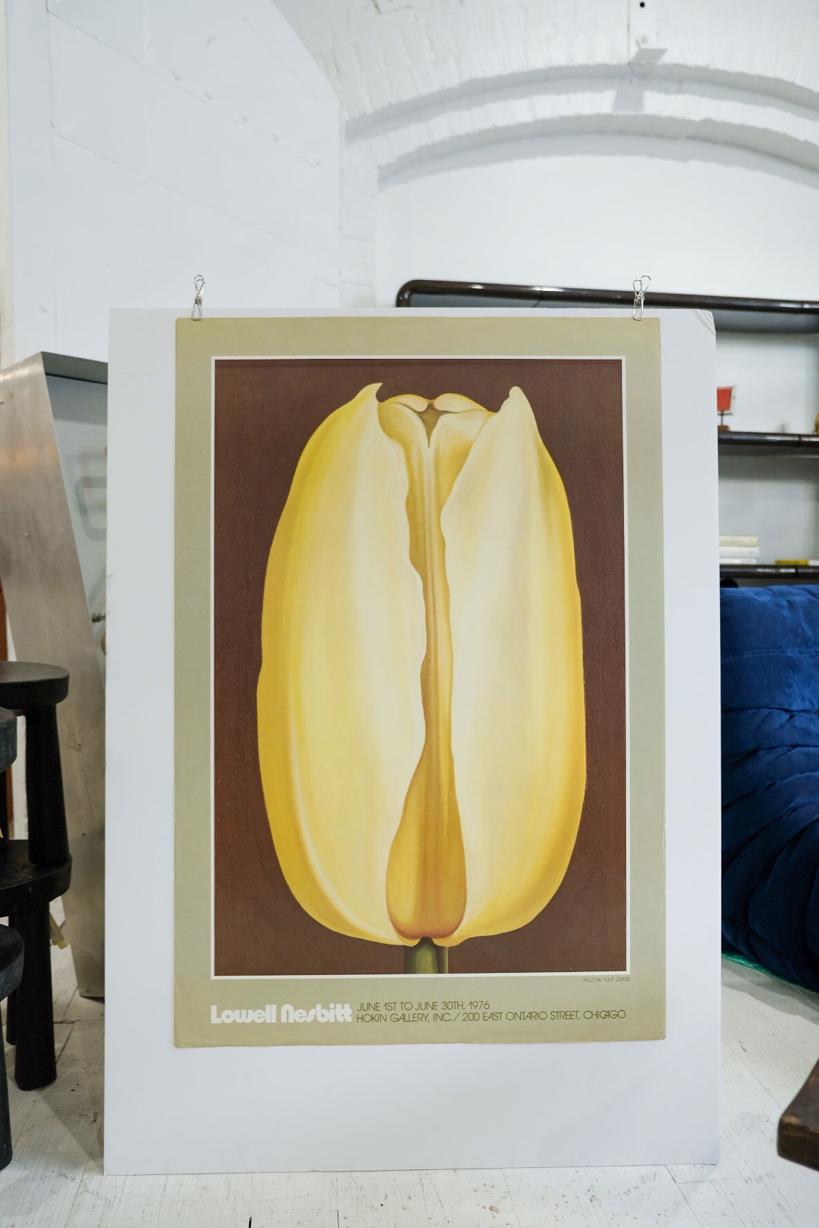Lowell Nesbitt "Yellow Tulip"