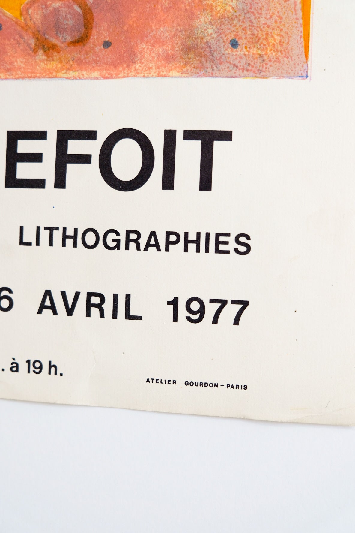 Galerie Le Bilbion Alain Bonnefoit Lithograph Print
