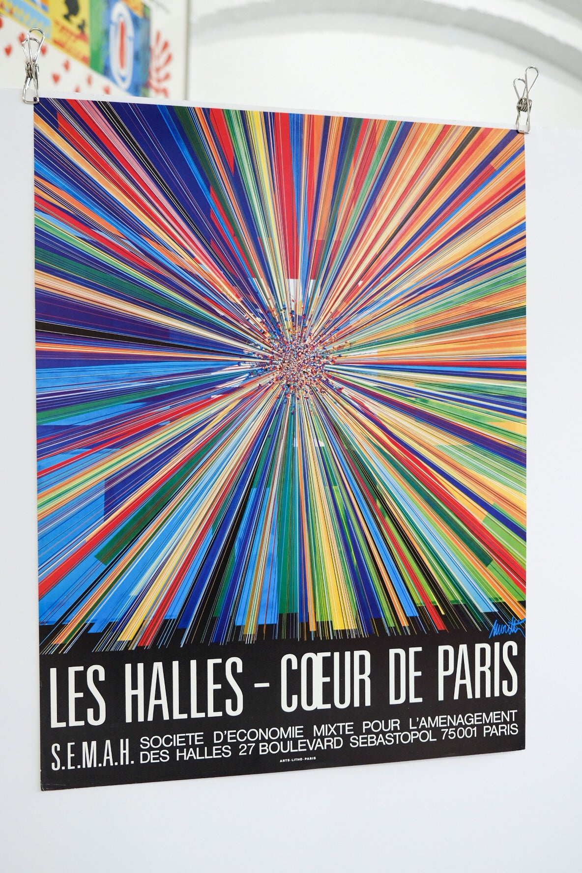 Raymond Moretti Les Halles Coeur de Paris Print