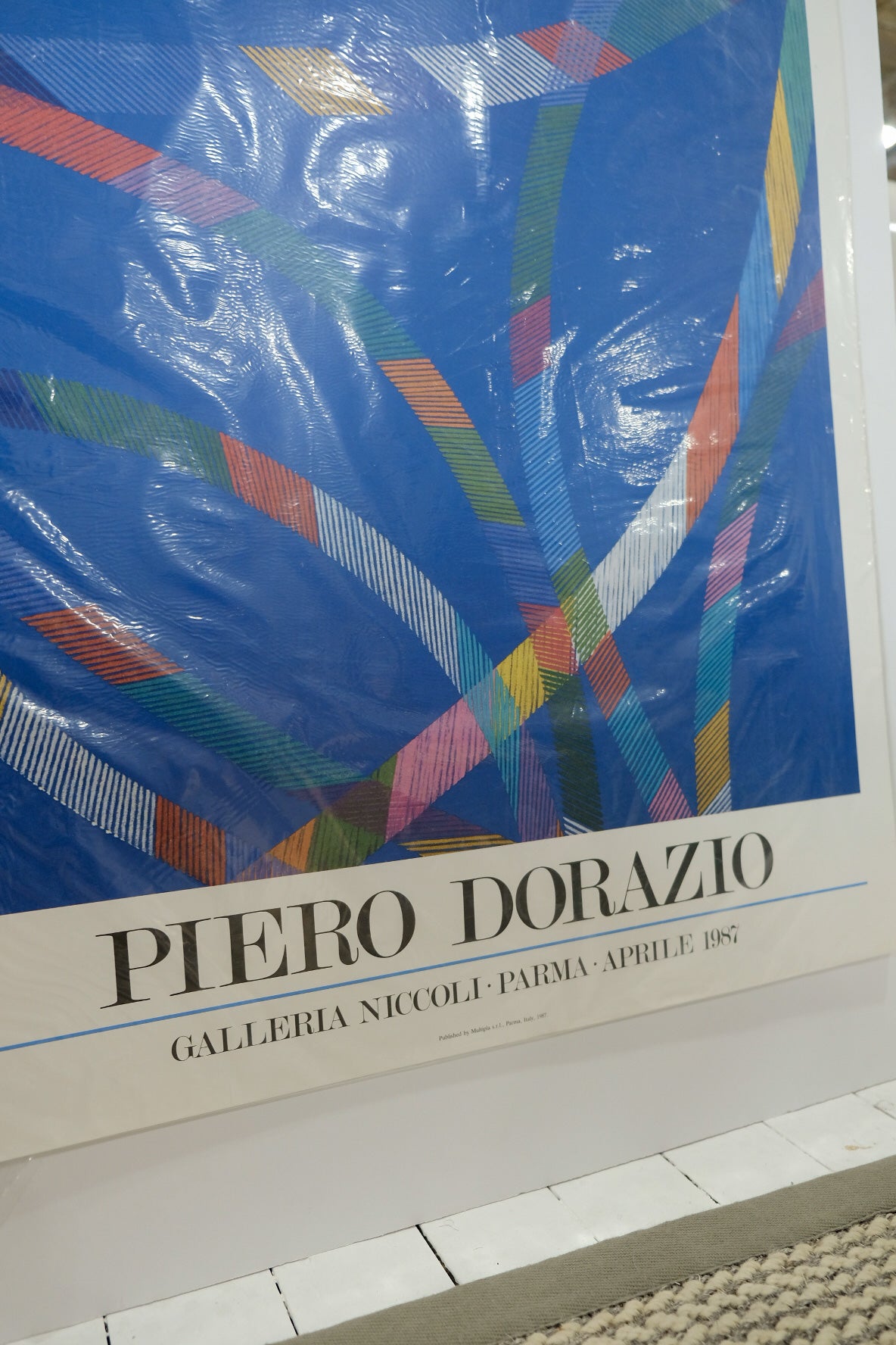 Piero Dorazio Galleria Niccoli Exhibition Print