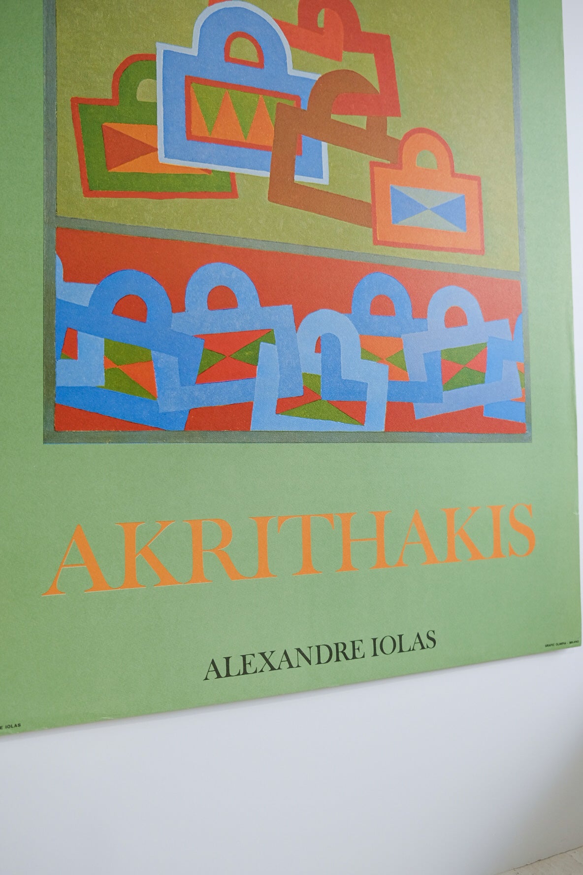 Akrithakis Original Lithograph Print Alexander Iolas