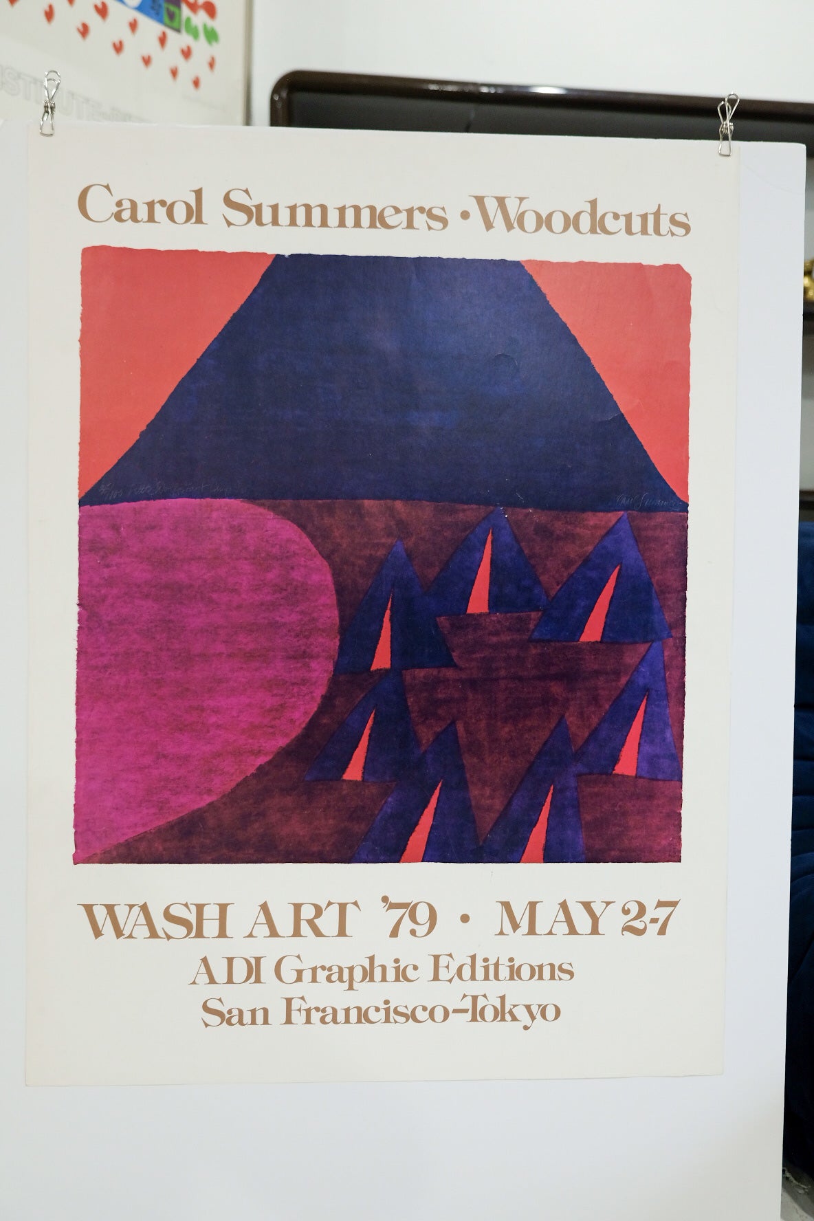 Carol Summers 1979 Woodcut ADI Graphic Editions