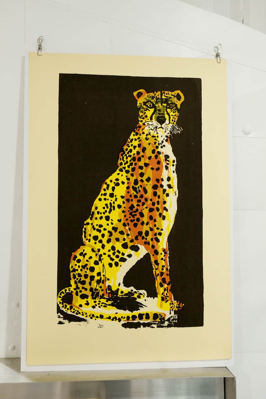 Leopard Illustration Print