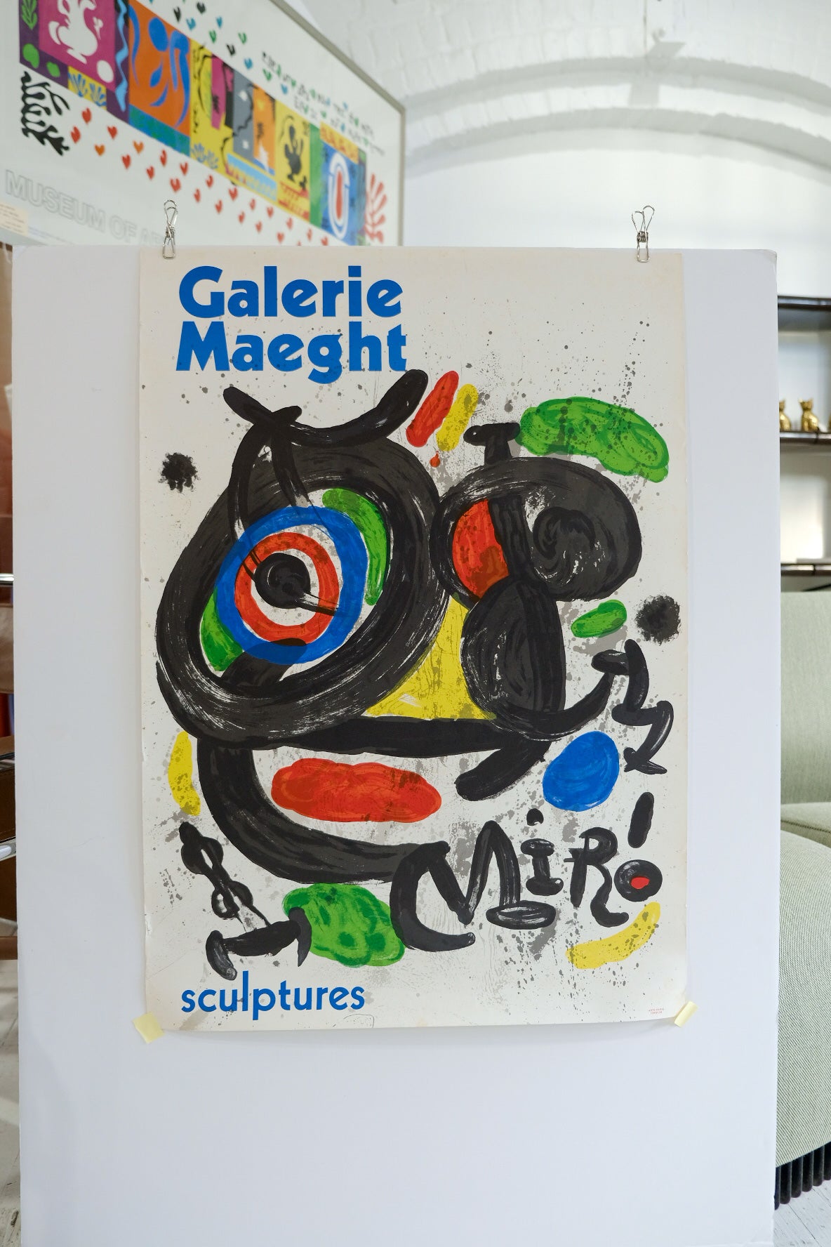 Joan Miro Sculpture Exhibition Print at Galerie Maeght