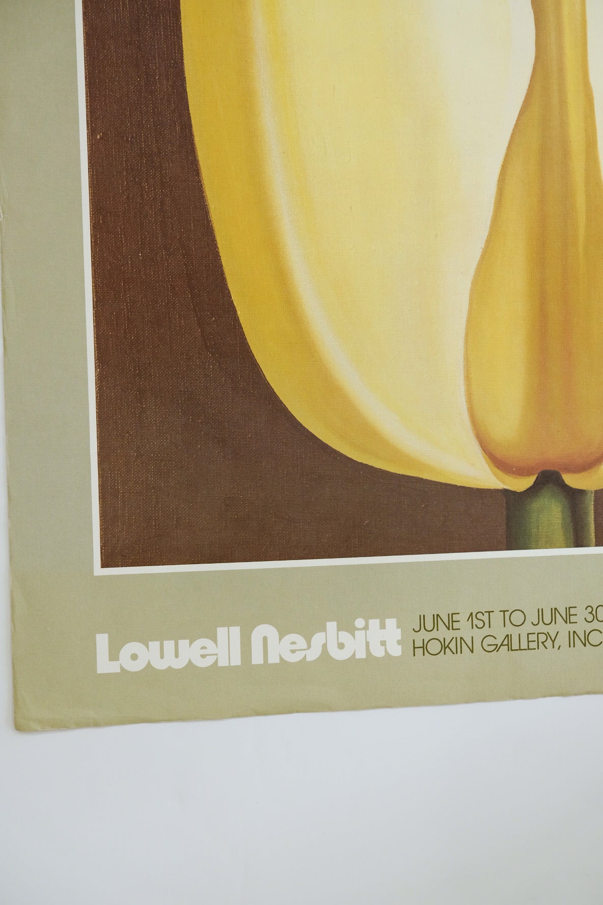 Lowell Nesbitt "Yellow Tulip"