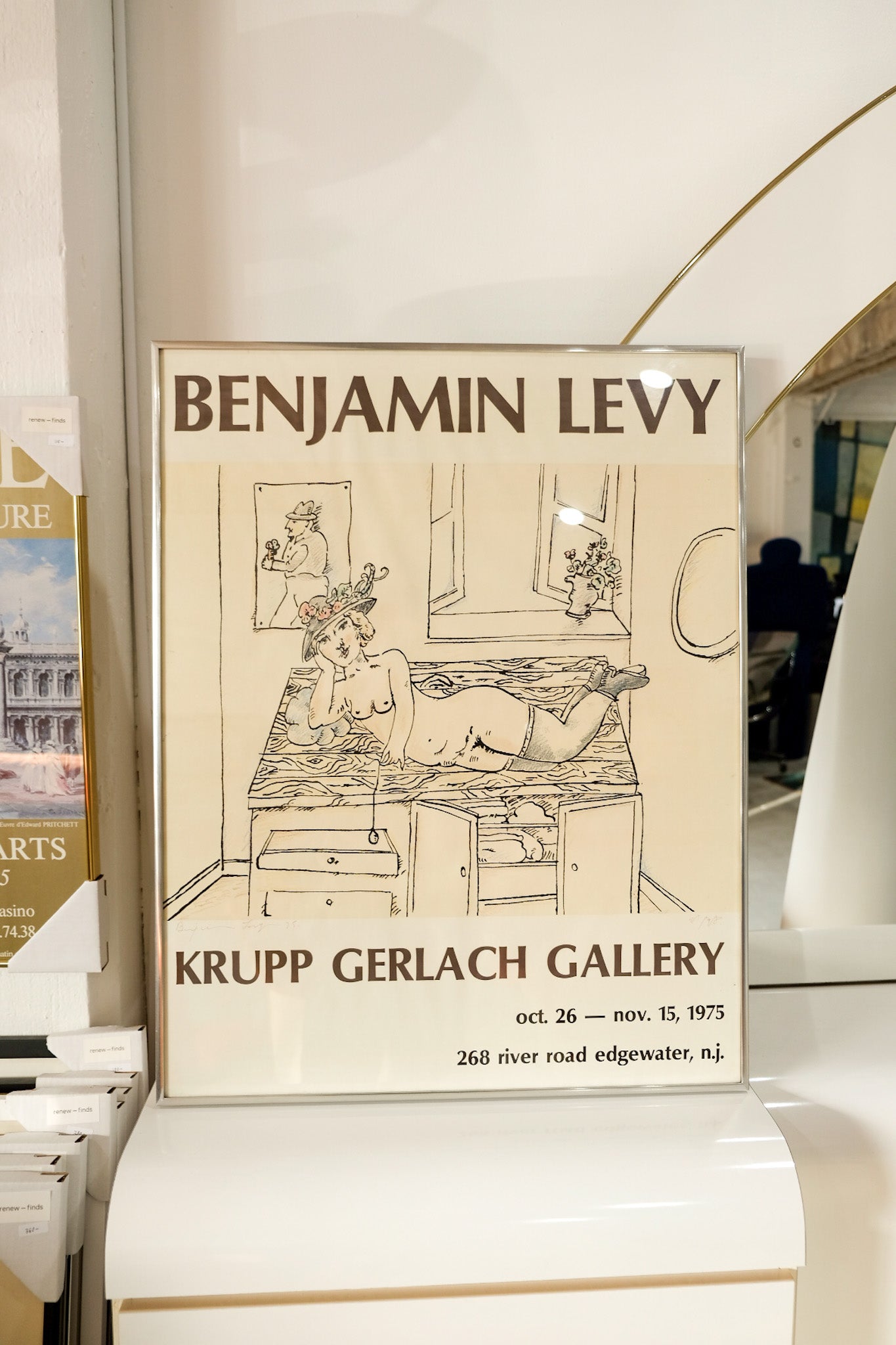 Benjamin Levy Signed Print from Krupp Gerlach Gallery