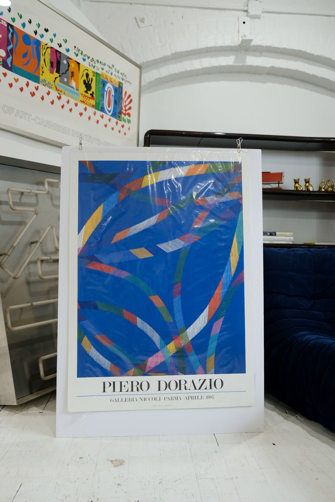 Piero Dorazio Galleria Niccoli Exhibition Print