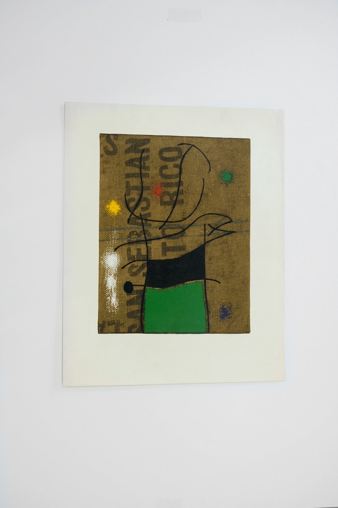 Joan Miro "FEMME ET OISEAU" IV/X plate #17