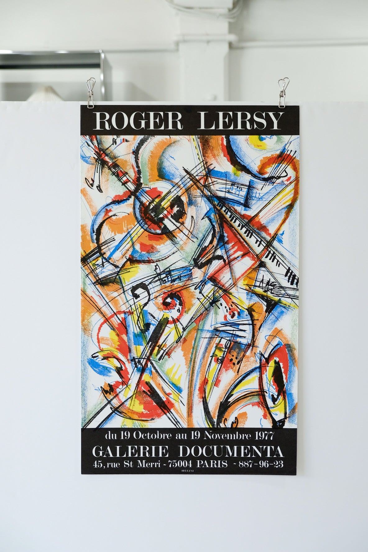 Roger Lersy Musical Composition 1977 Print