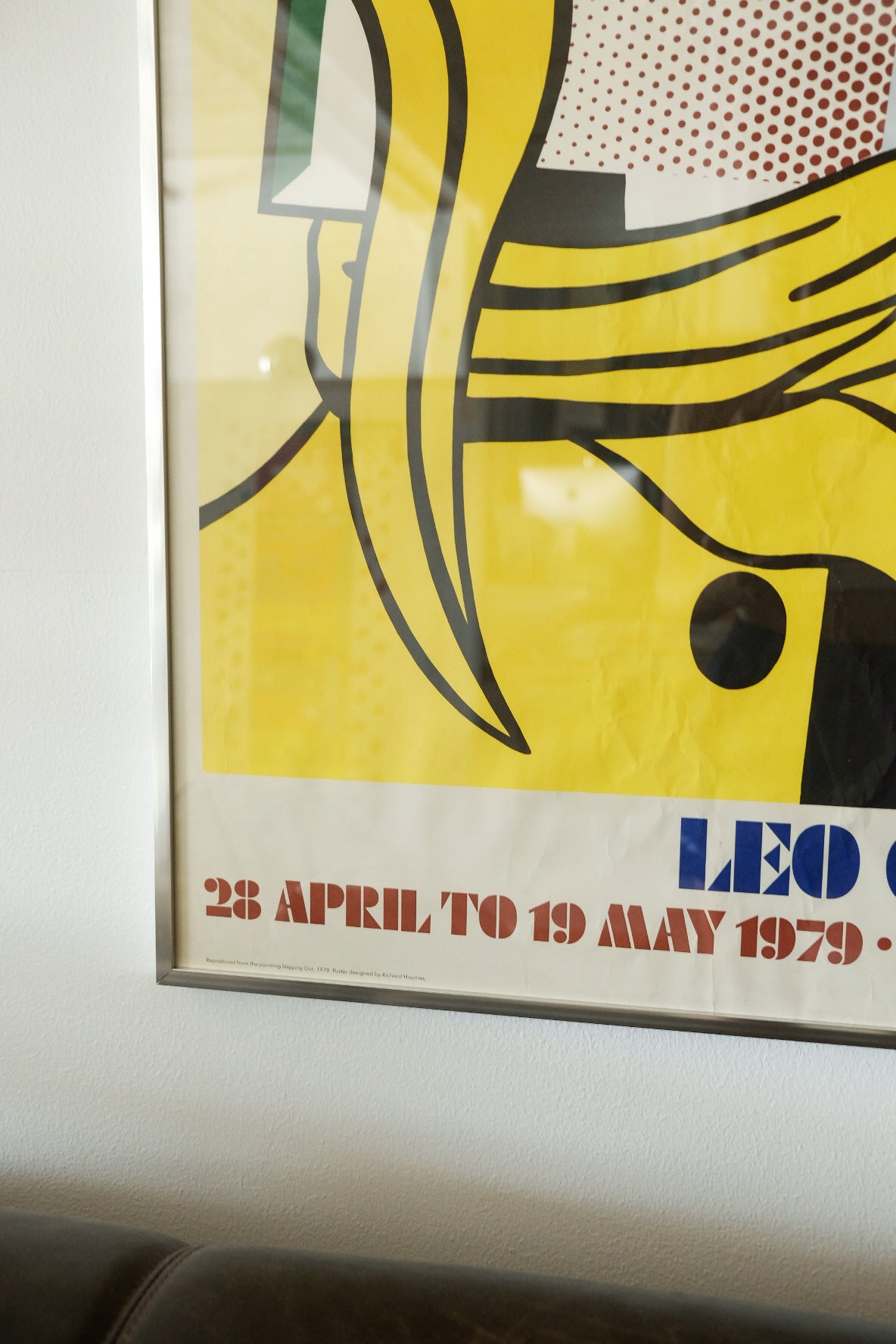 Lichtenstein Exhibition Frame Print - Leo Castelli Gallery 1979