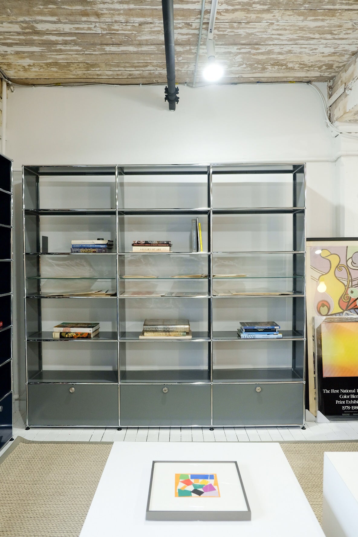 ◆展示品◆ USM Haller System USMハラーシステム 1列2段 キャビネット/シェルフ 17万 美品 ◇展示品◇ USM Haller System USM ハラーシステム 1列3段