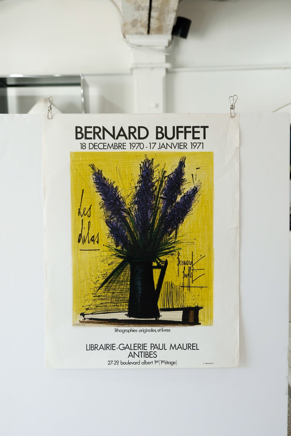 Bernard Buffet Les Lilas Mourlot Print