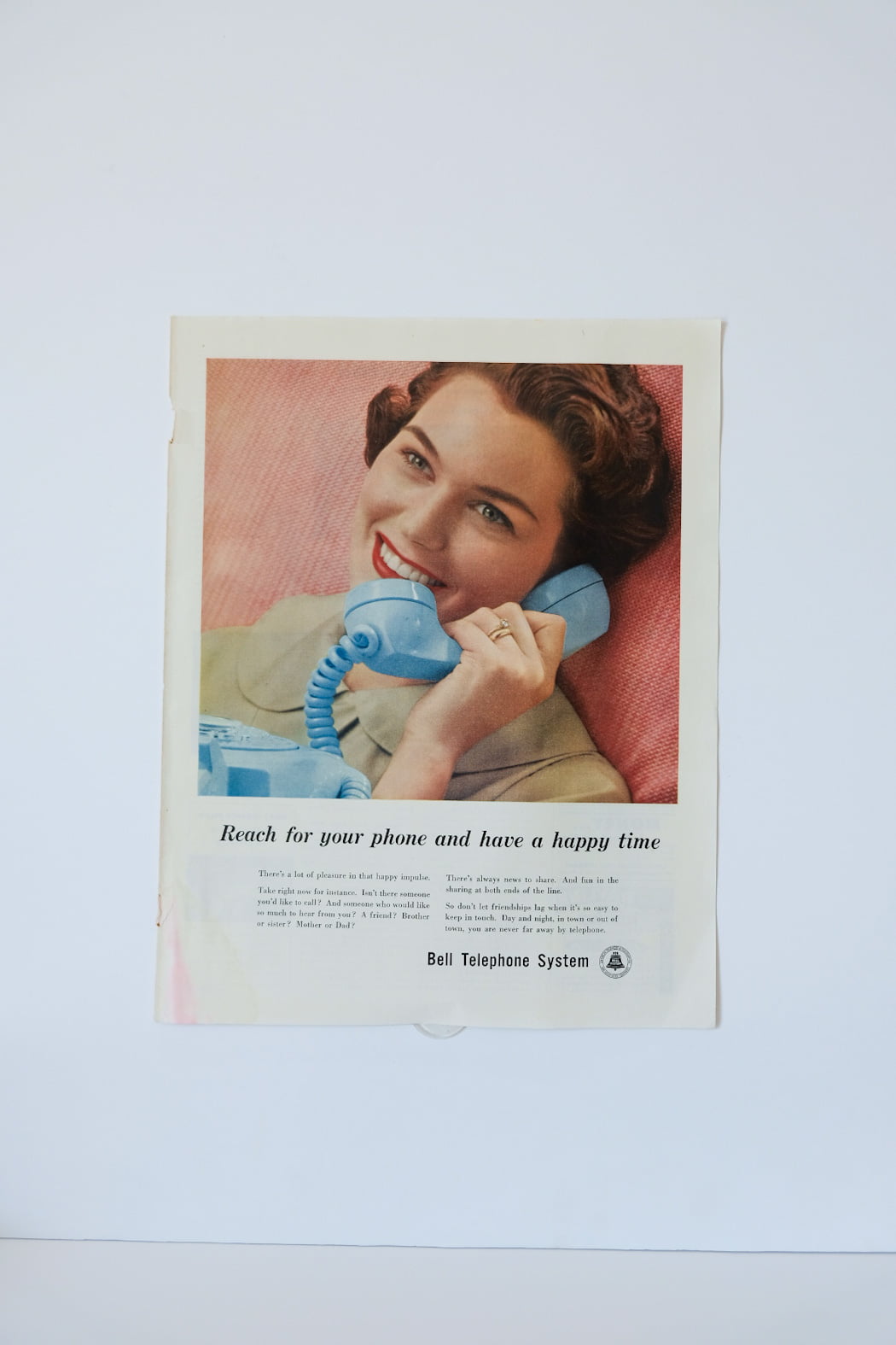 Bell Telephone System Print Ad