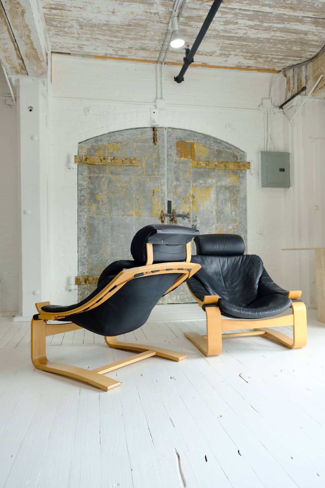 Black Kroken Lounge Chair by Ake Fribytter