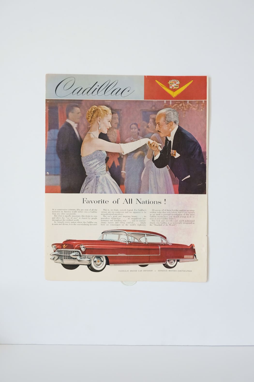 Cadillac Favorite of All Nations! Print Ad