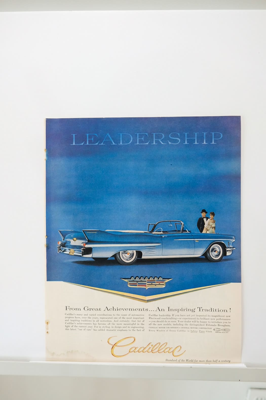 Cadillac Motor Car Division Print Ad