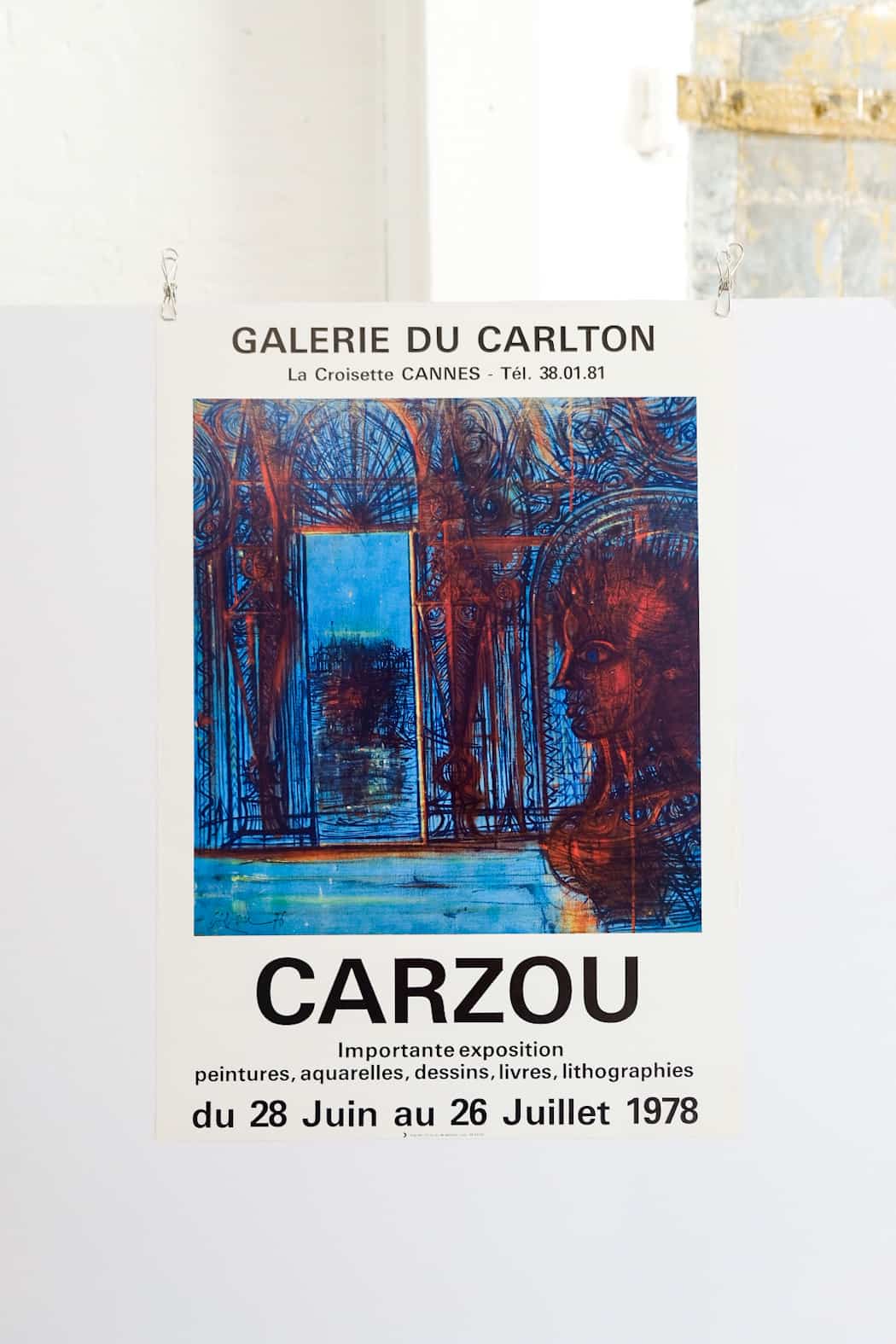 Carzou Galerie Du Carlton 1978