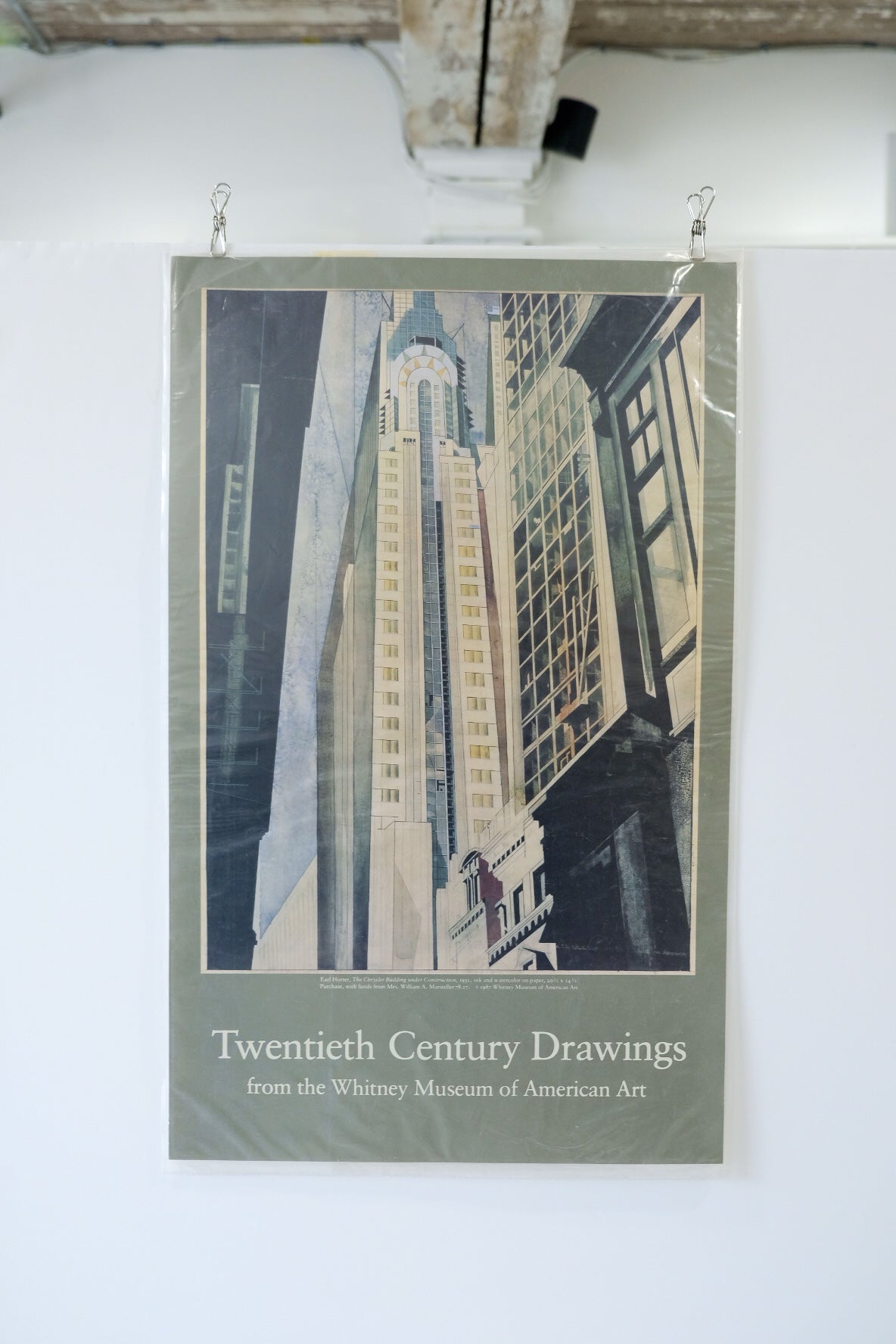 Earl Horter "The Chrysler Building under Construction" Print