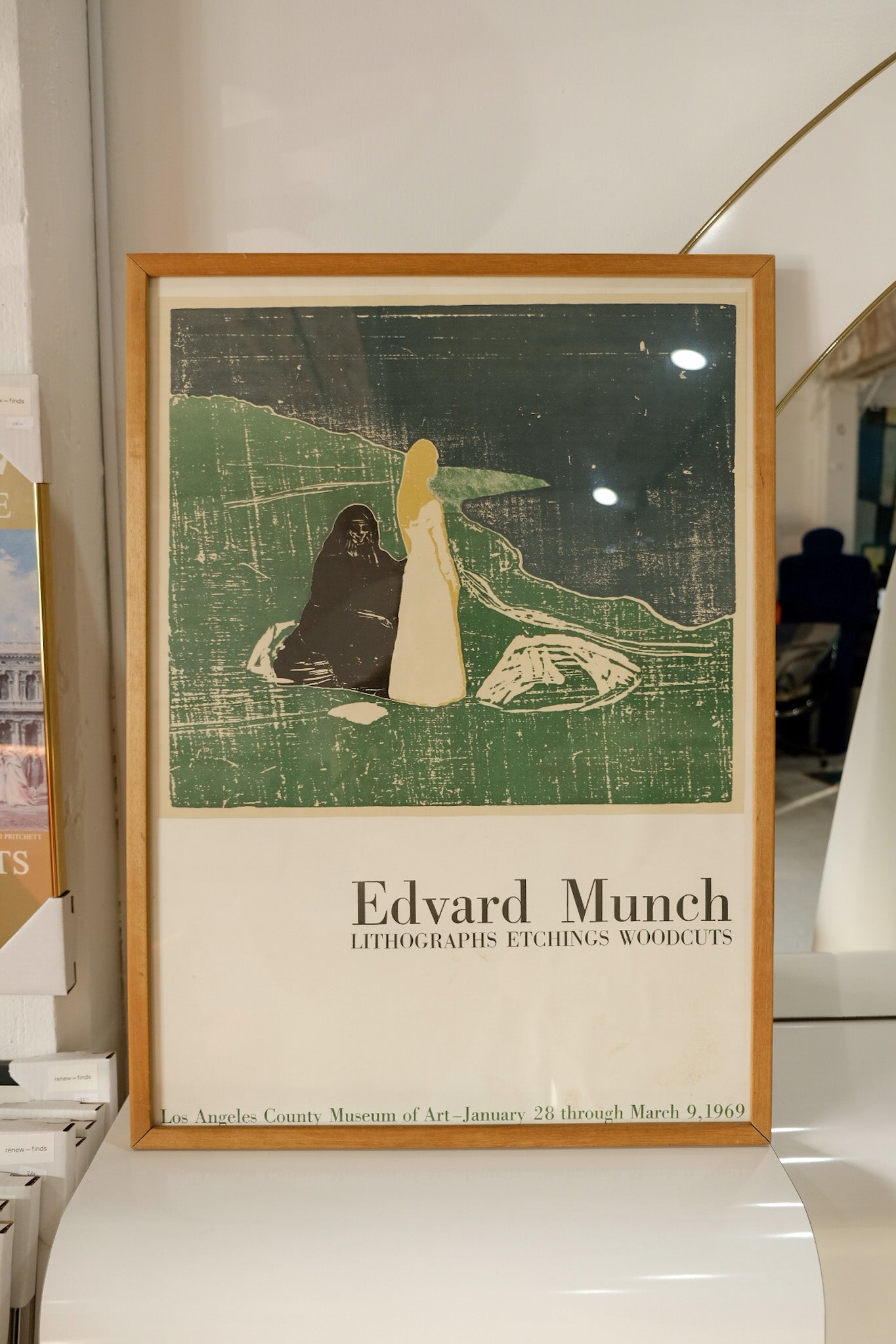 Edvard Munch Lithographs, Etching, Woodcuts Framed Print