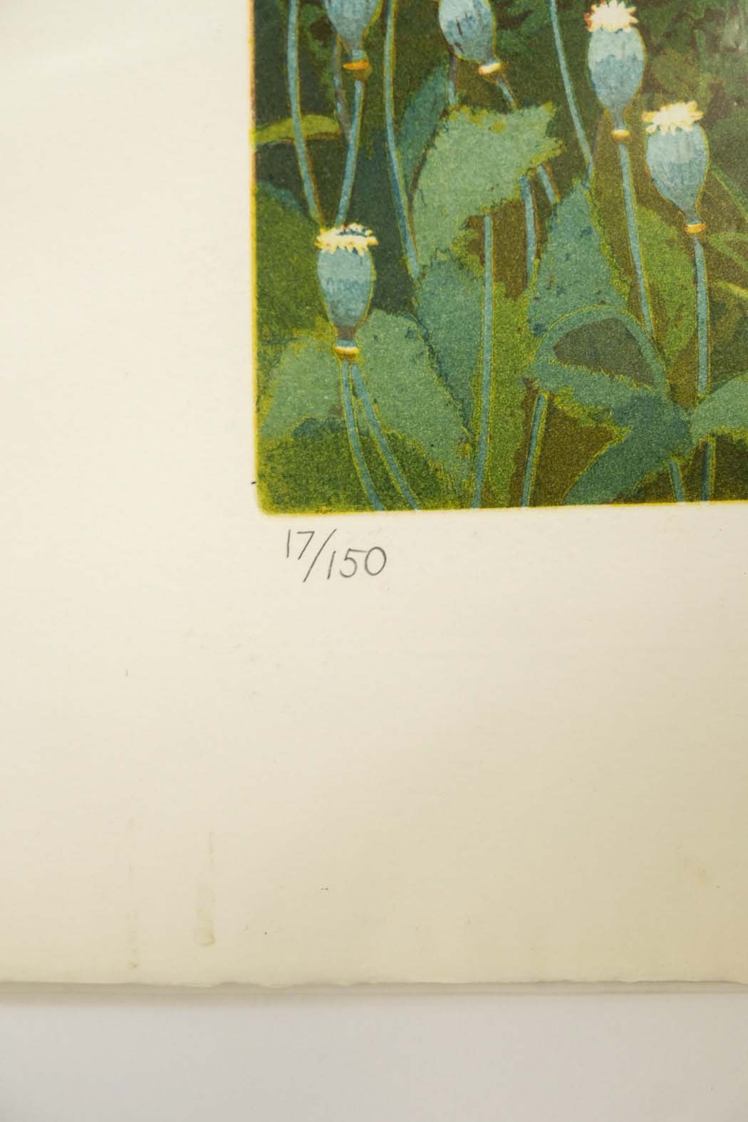 Frances St. Clair Miller "Lilies" Signed Print