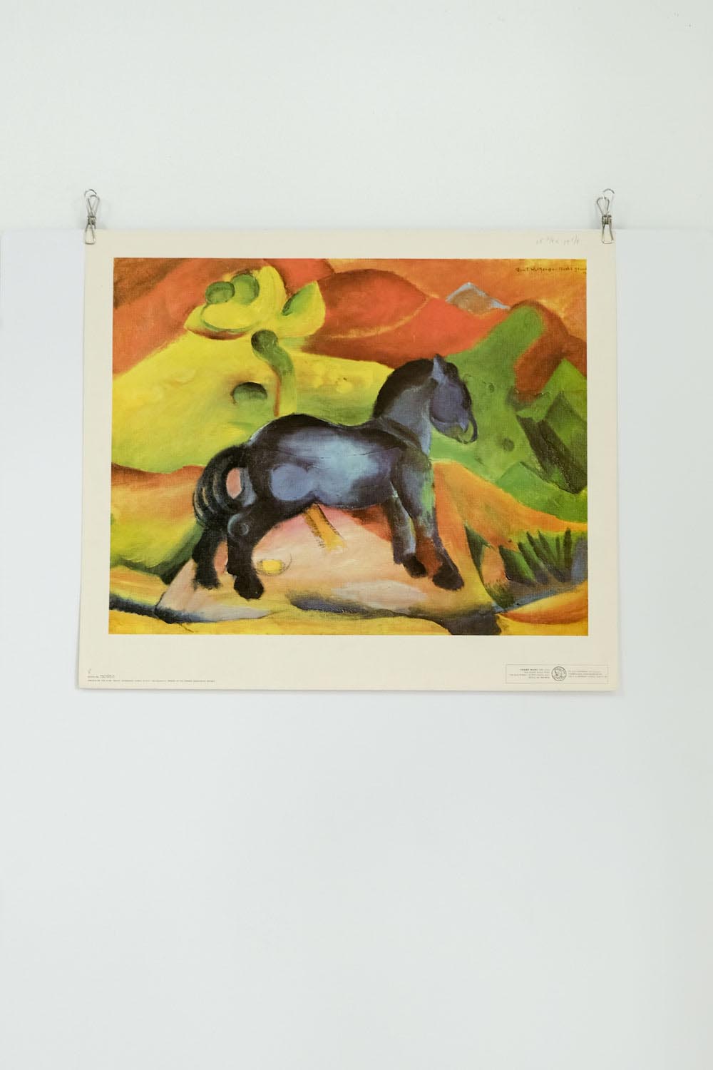 Franz Marc The Blue Ponny Print