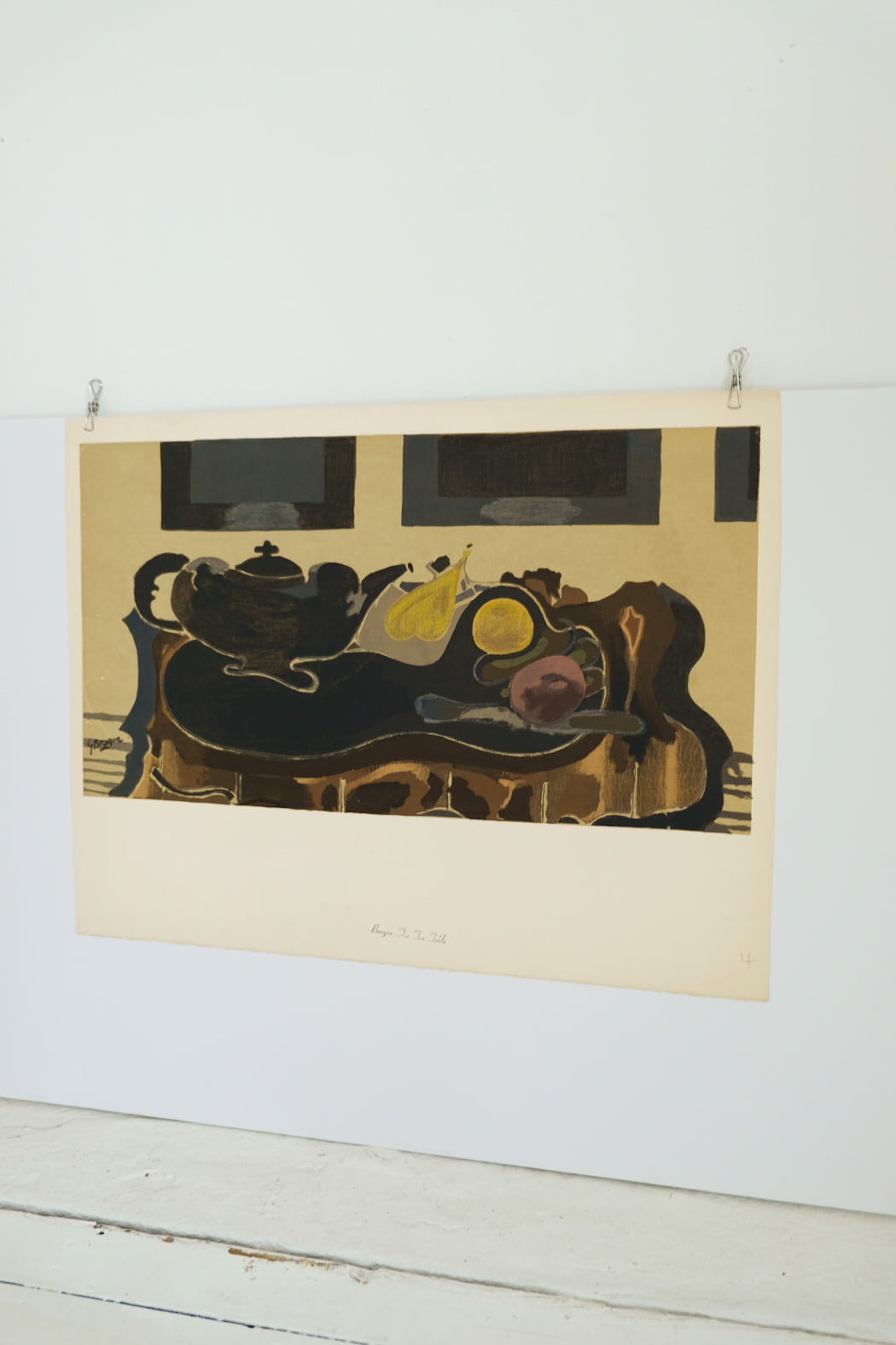 George Braque The Tea Table Lithograph Print