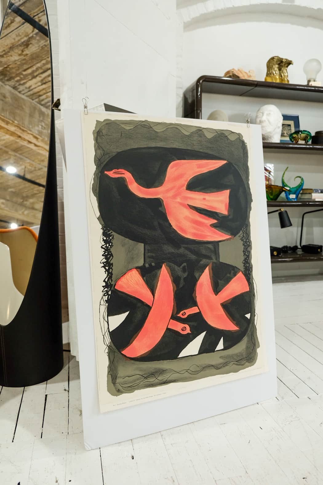 Georges Braque 'Three Birds' 1960s Lithograph Print